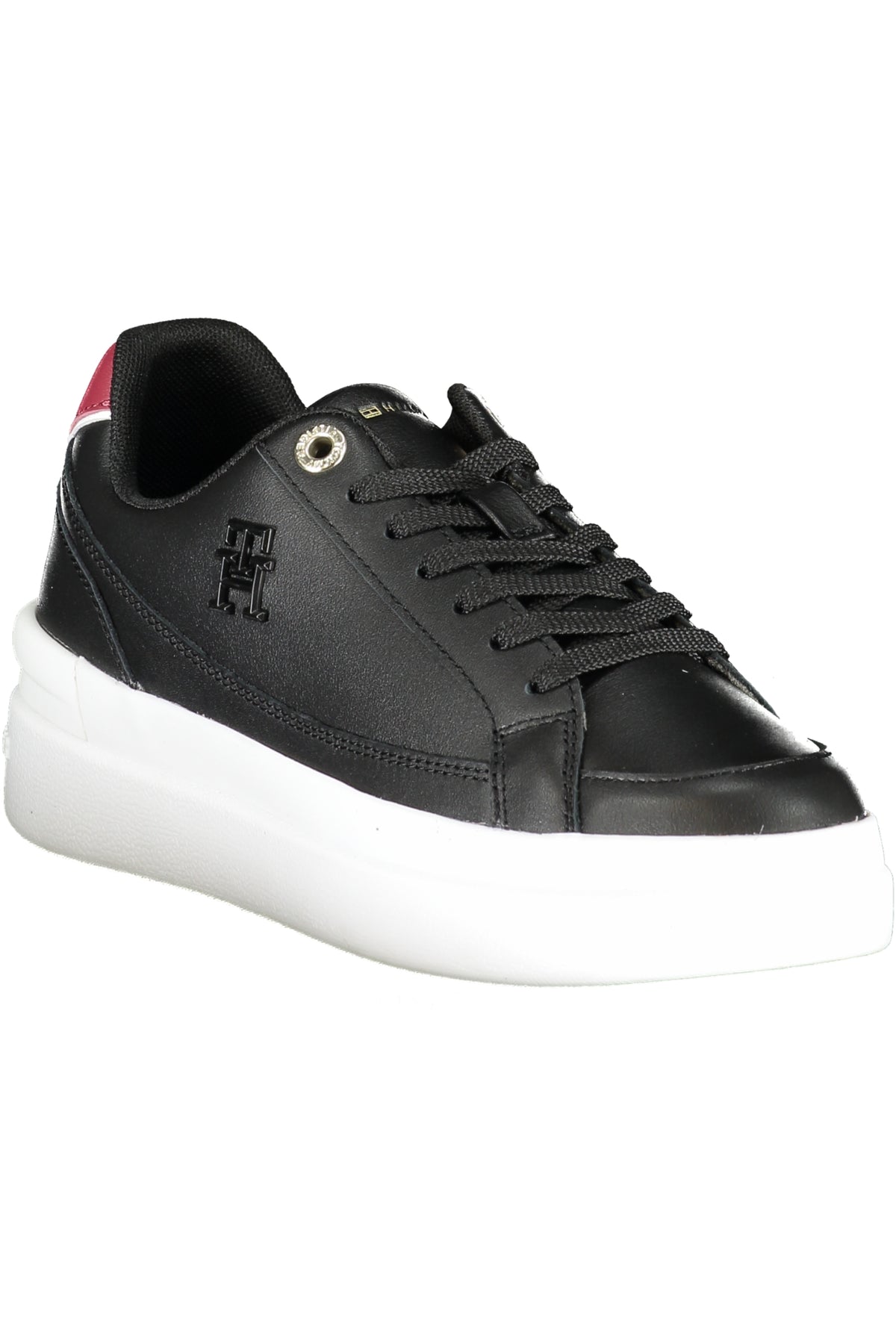 TOMMY HILFIGER BLACK WOMEN'S SPORTS SHOES
