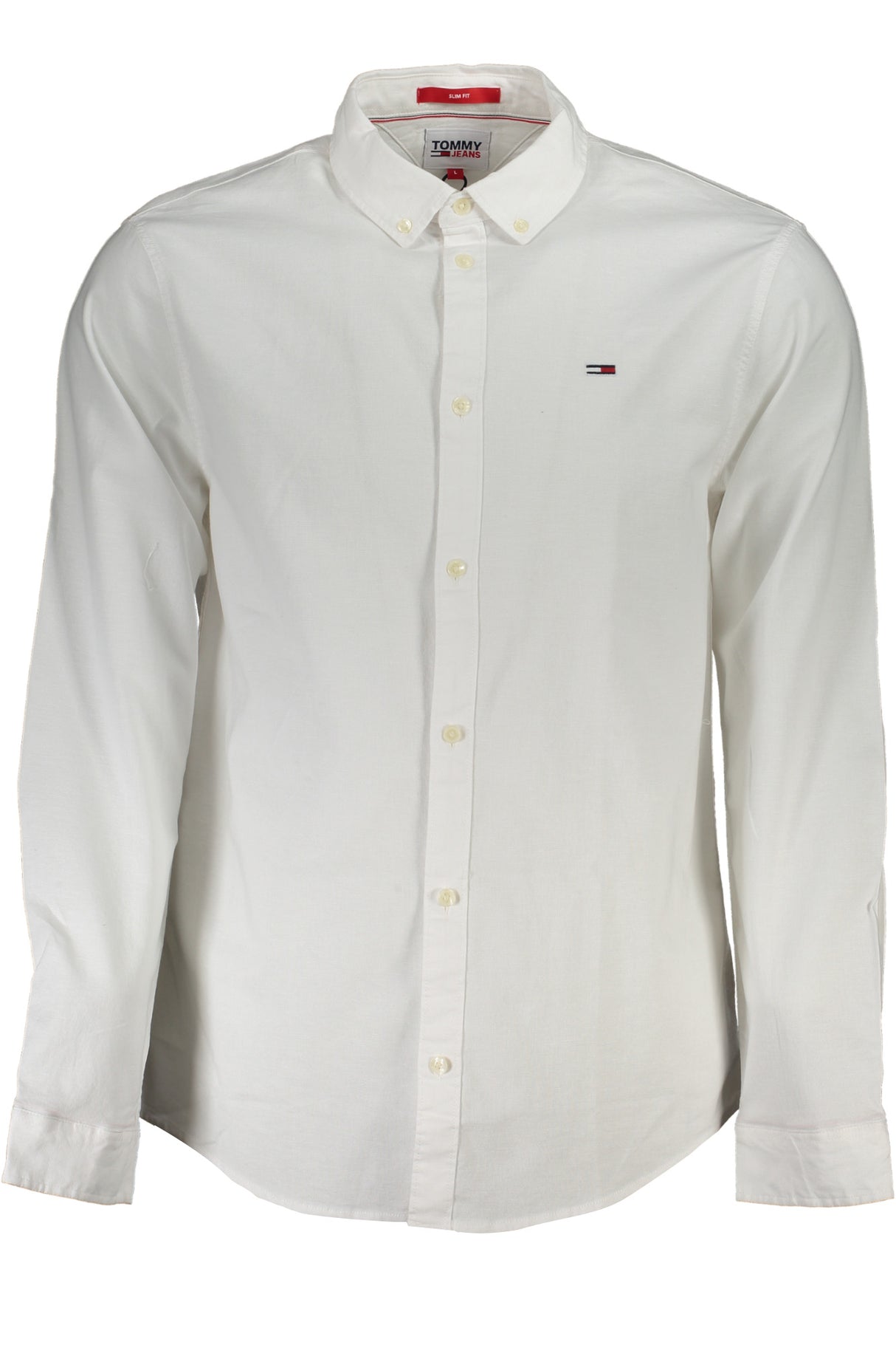 TOMMY HILFIGER MEN'S WHITE LONG SLEEVE SHIRT