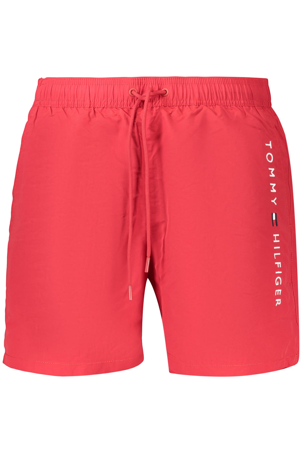 TOMMY HILFIGER MEN'S RED BOTTOM SWIMSUIT