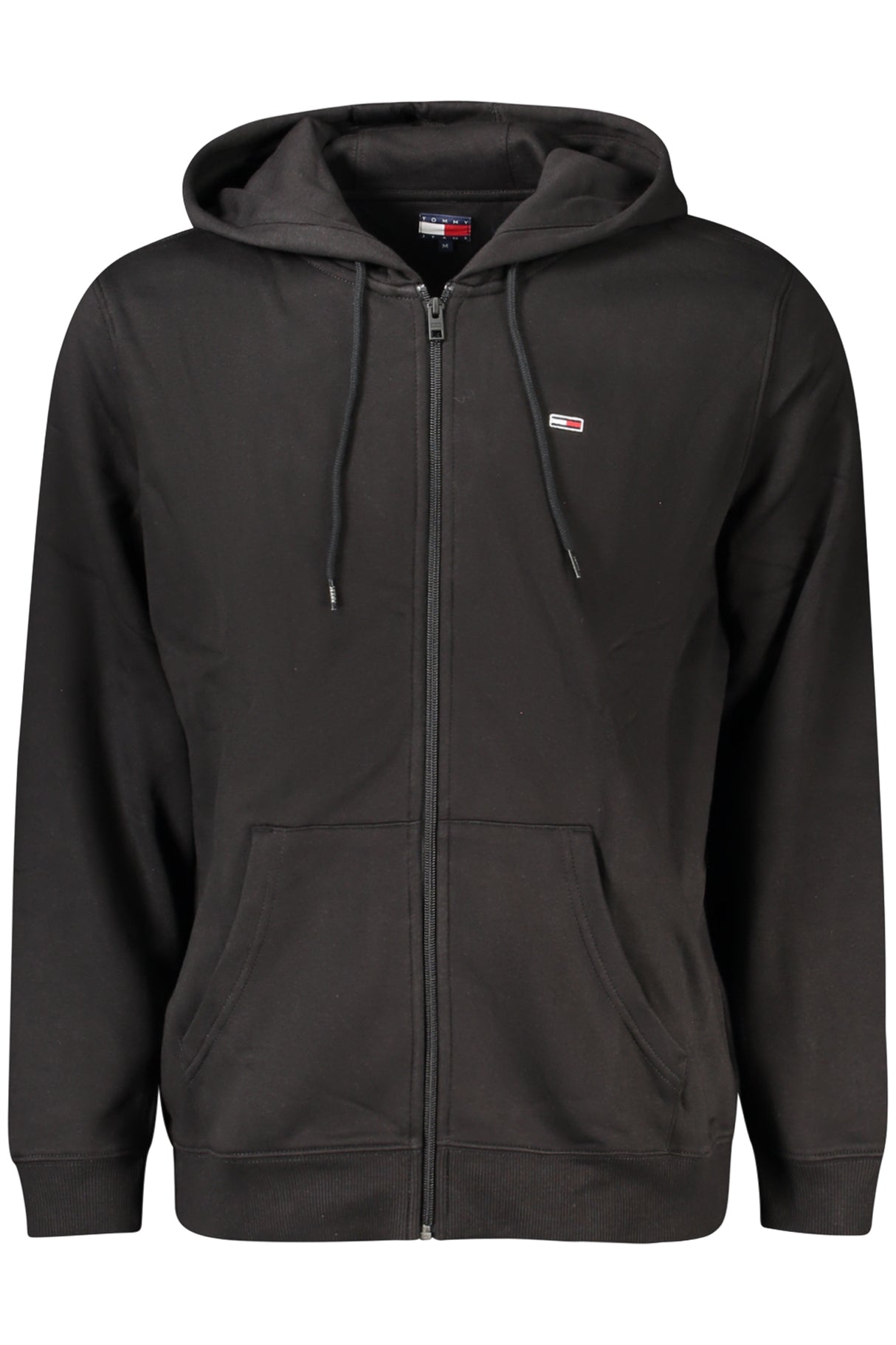 TOMMY HILFIGER MEN'S ZIP-UP SWEATSHIRT BLACK