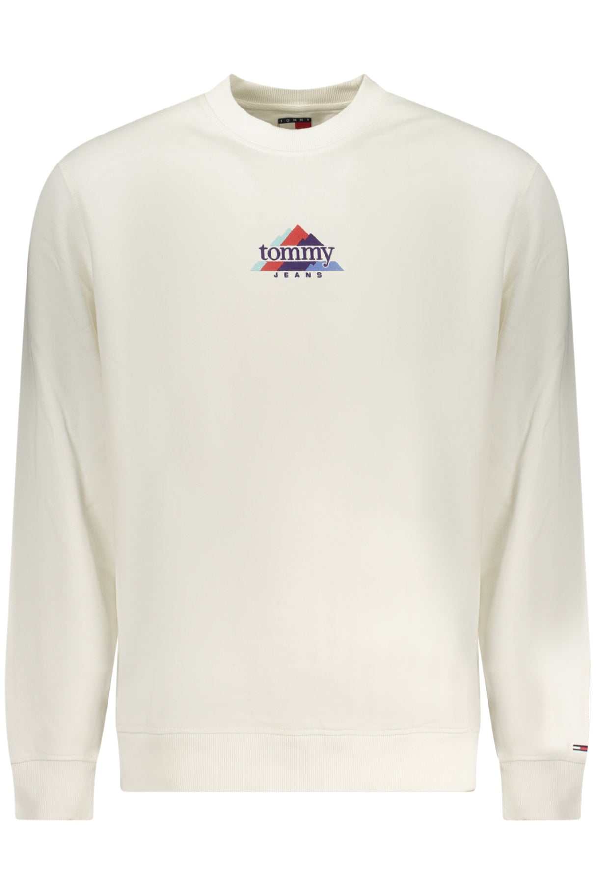 TOMMY HILFIGER MEN'S ZIP-UP SWEATSHIRT WHITE