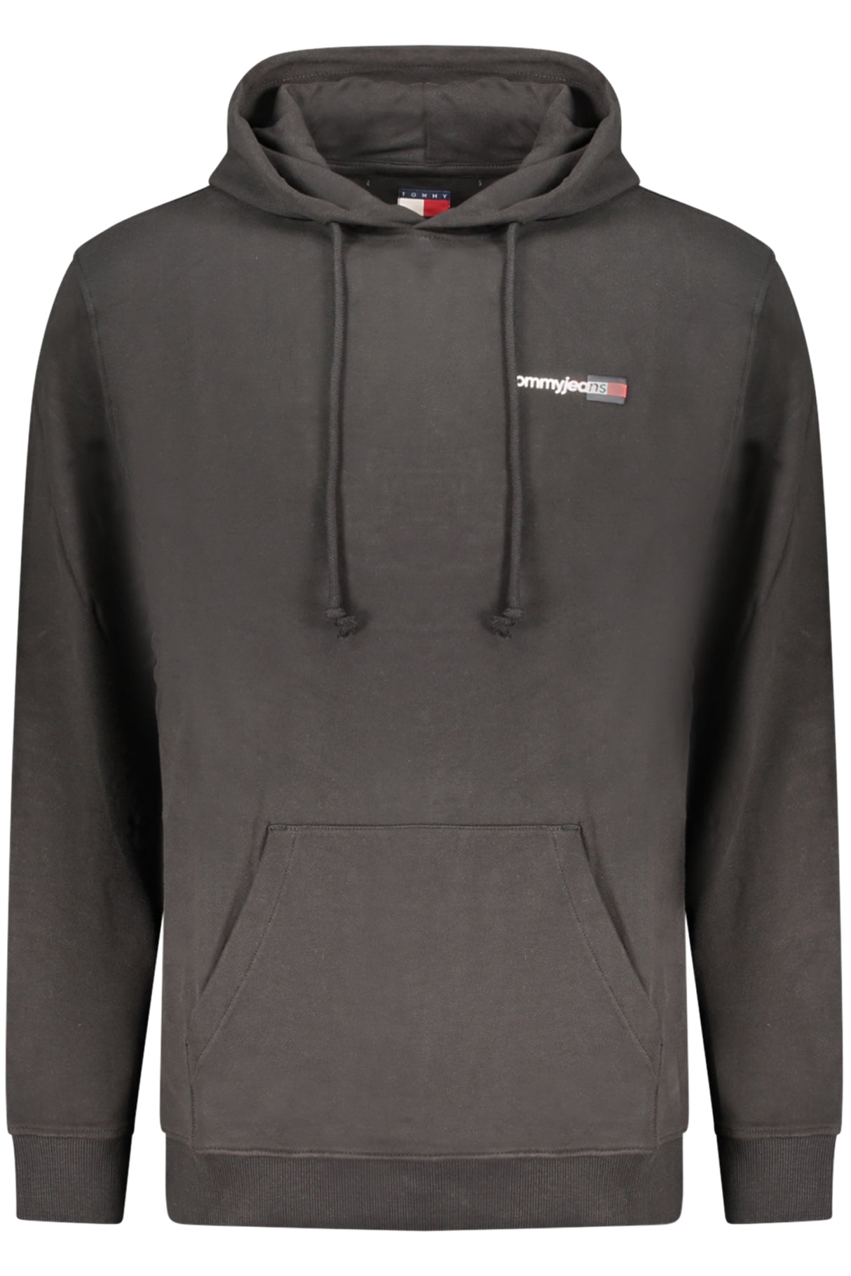 TOMMY HILFIGER MEN'S BLACK ZIP-UP SWEATSHIRT