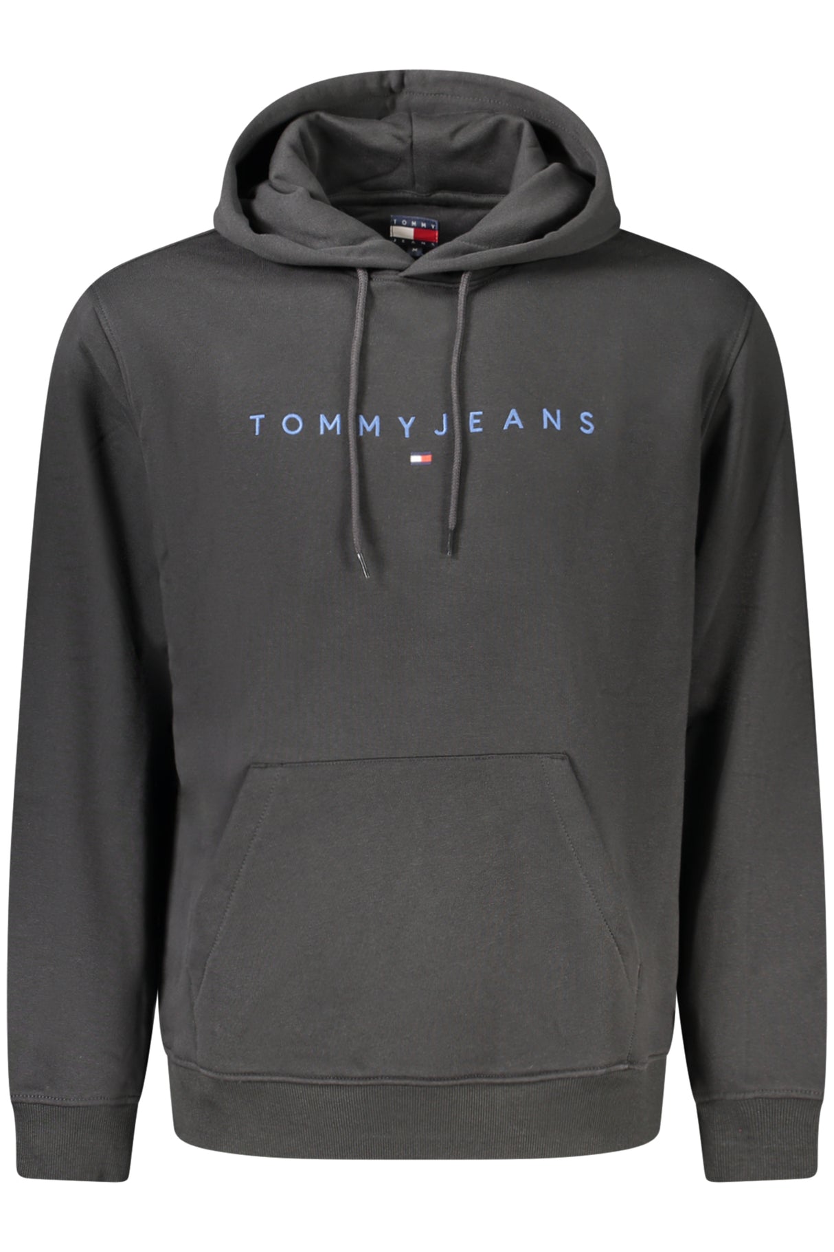 TOMMY HILFIGER MEN'S BLACK ZIP-UP SWEATSHIRT
