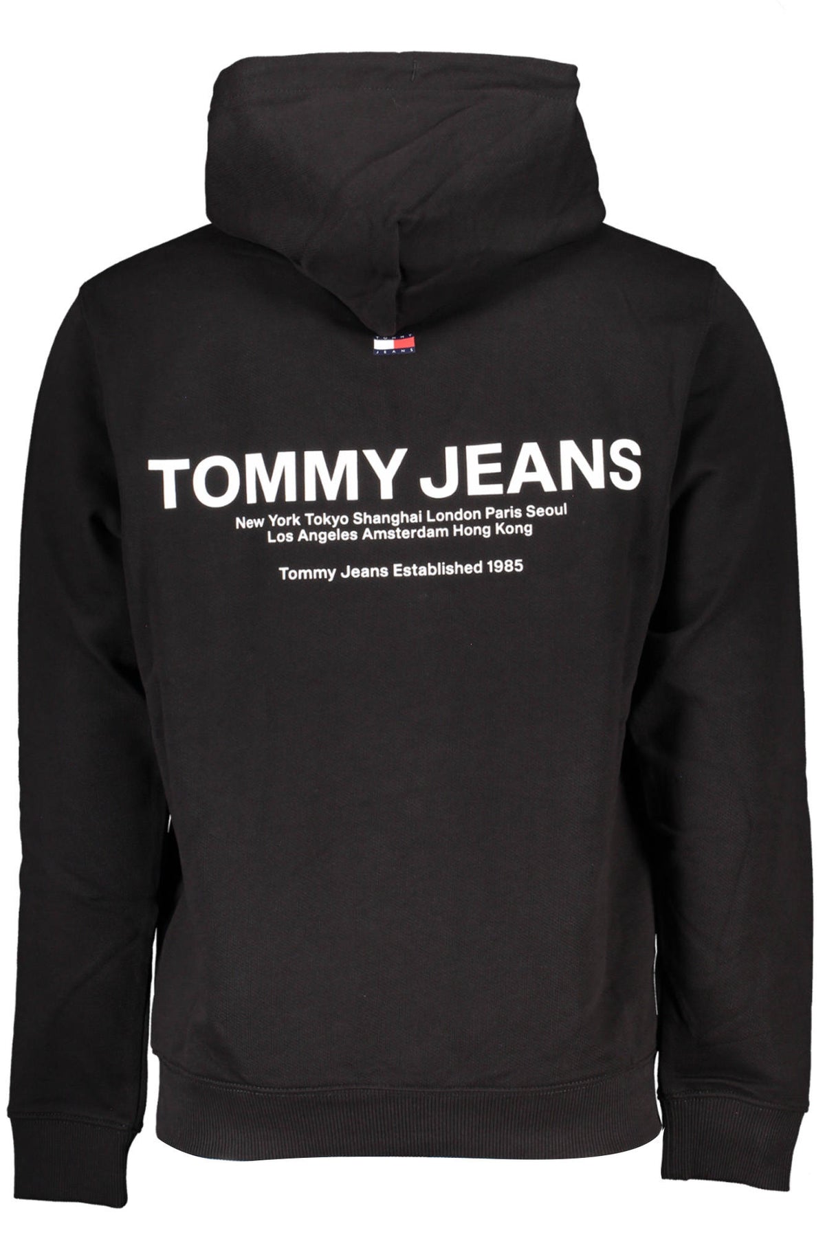 TOMMY HILFIGER MEN'S BLACK ZIPLESS SWEATSHIRT