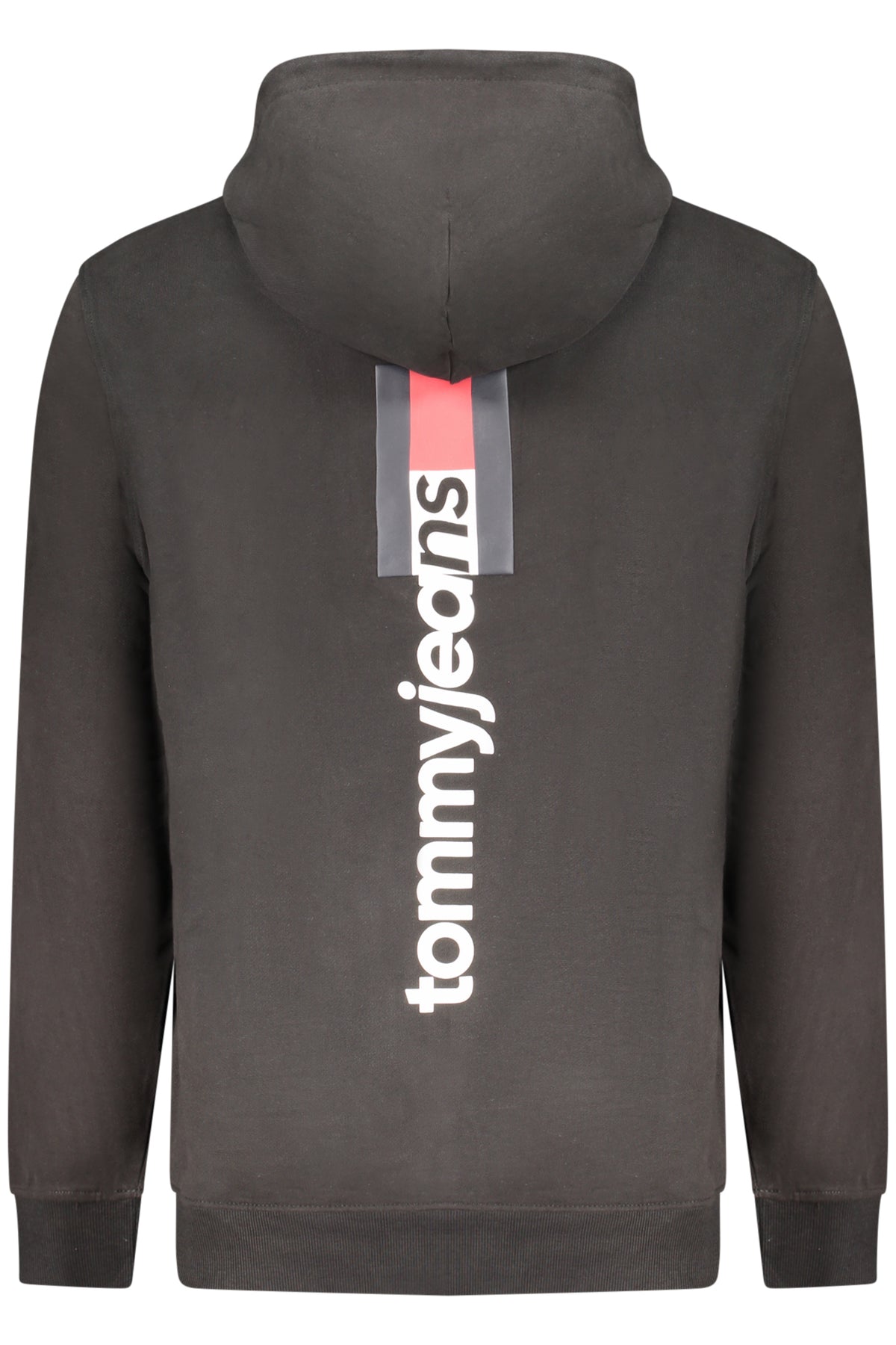 TOMMY HILFIGER MEN'S BLACK ZIP-UP SWEATSHIRT