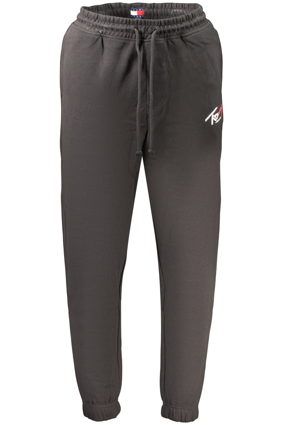 TOMMY HILFIGER MEN'S BLACK LONG SWEATPANTS