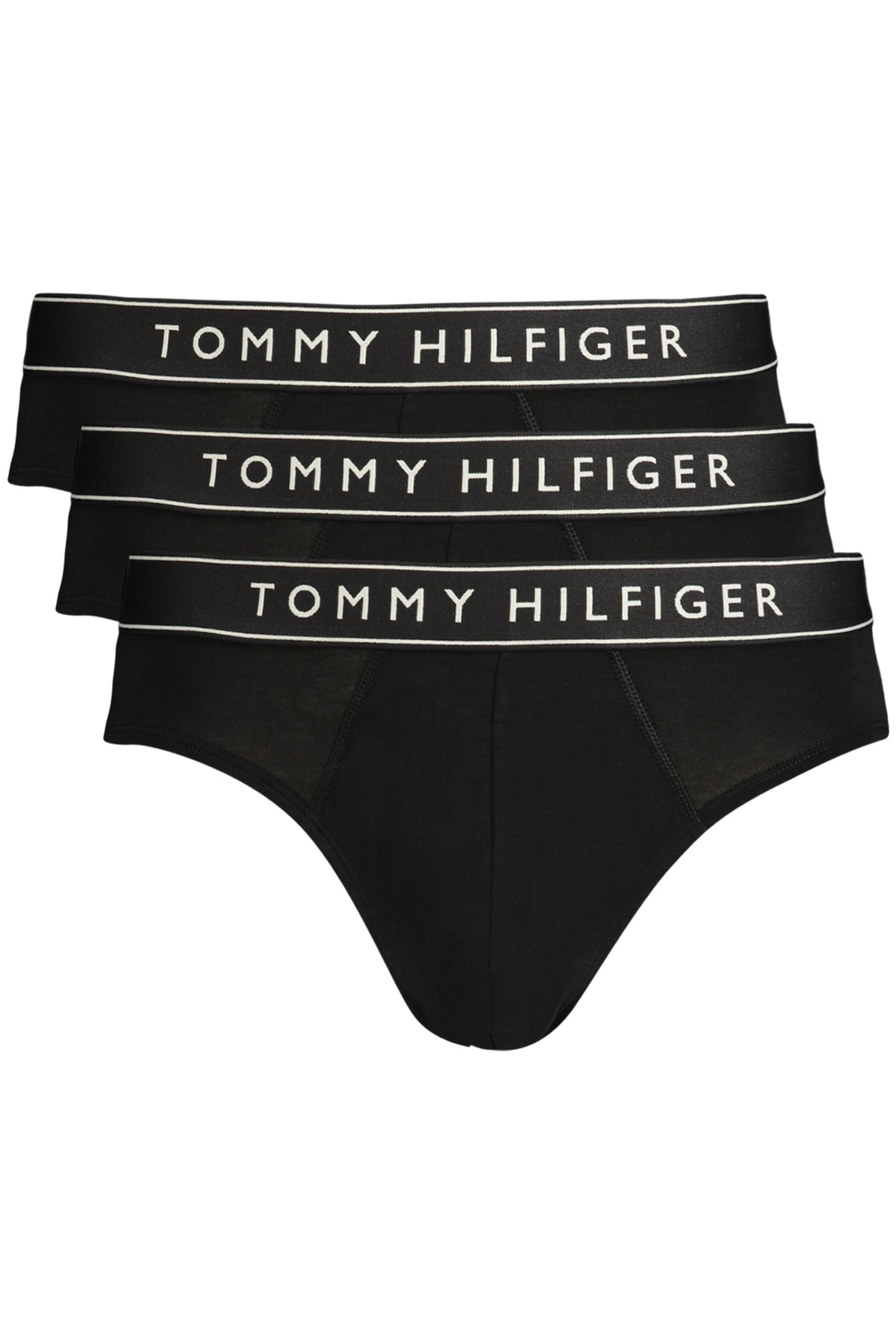 TOMMY HILFIGER MEN'S BLACK BRIEFS