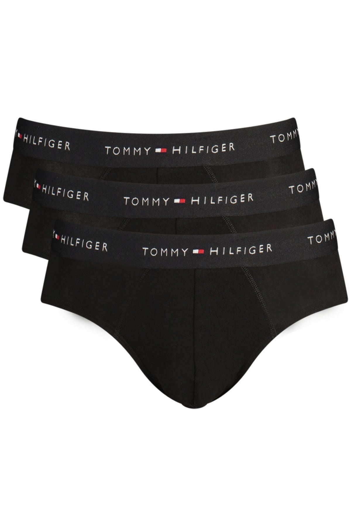 TOMMY HILFIGER MEN'S BLACK BRIEFS
