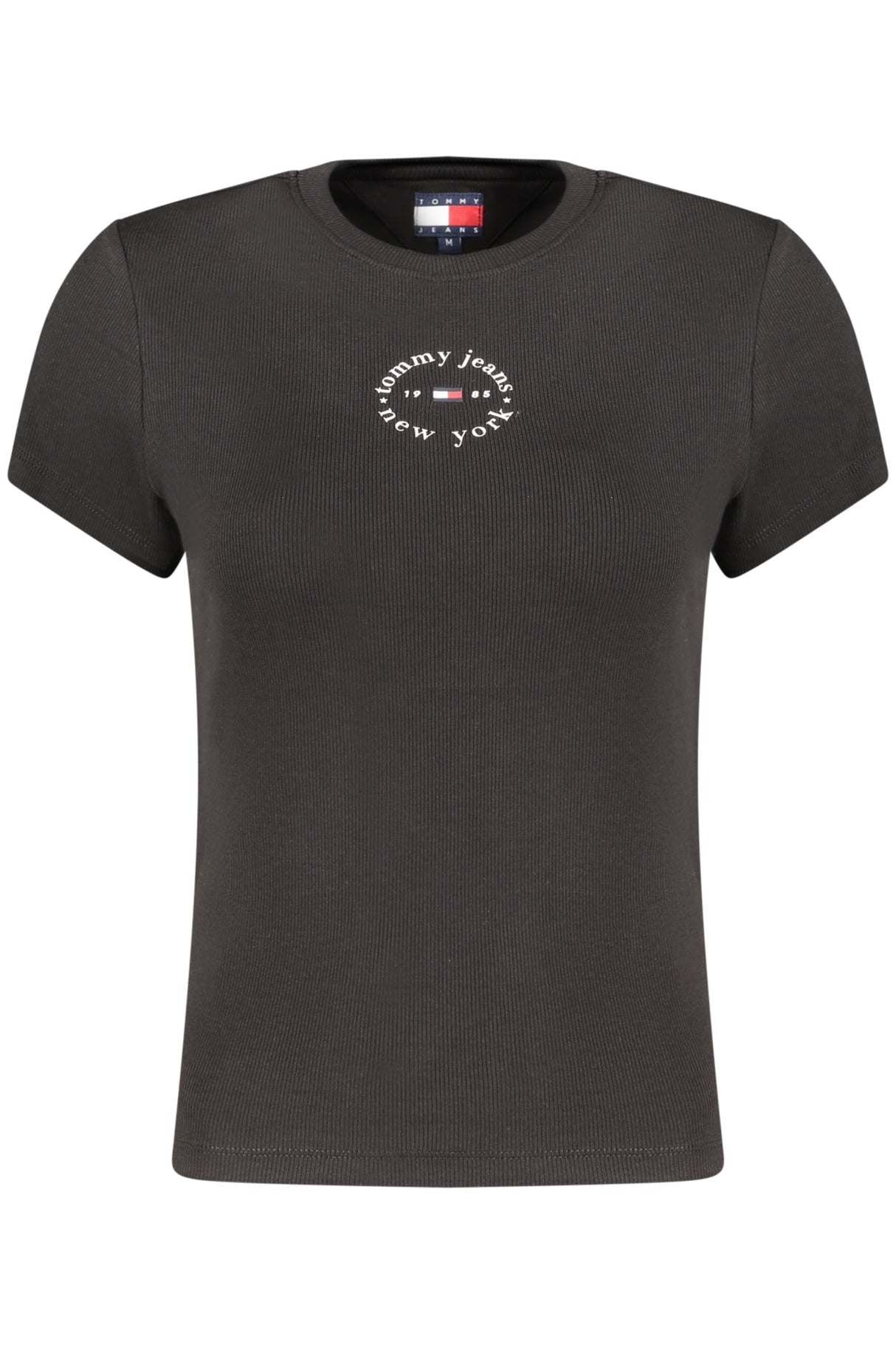 TOMMY HILFIGER WOMEN'S SHORT-SLEEVE T-SHIRT BLACK