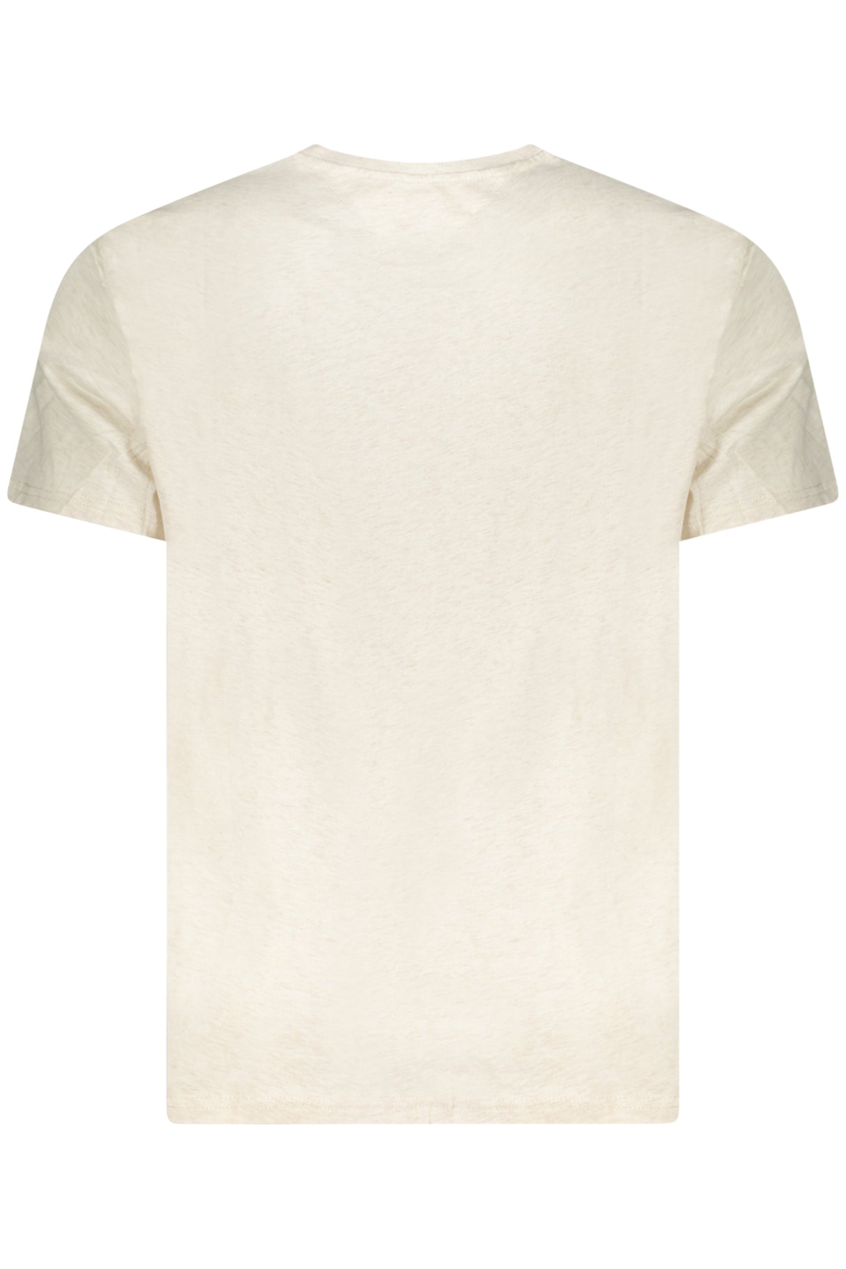 TOMMY HILFIGER SHORT SLEEVE T-SHIRT MEN BEIGE