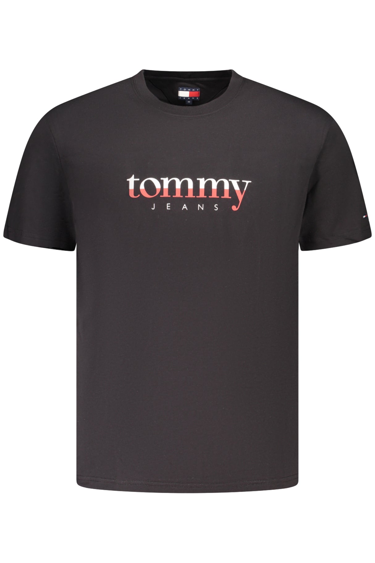 TOMMY HILFIGER MEN'S SHORT-SLEEVE T-SHIRT BLACK