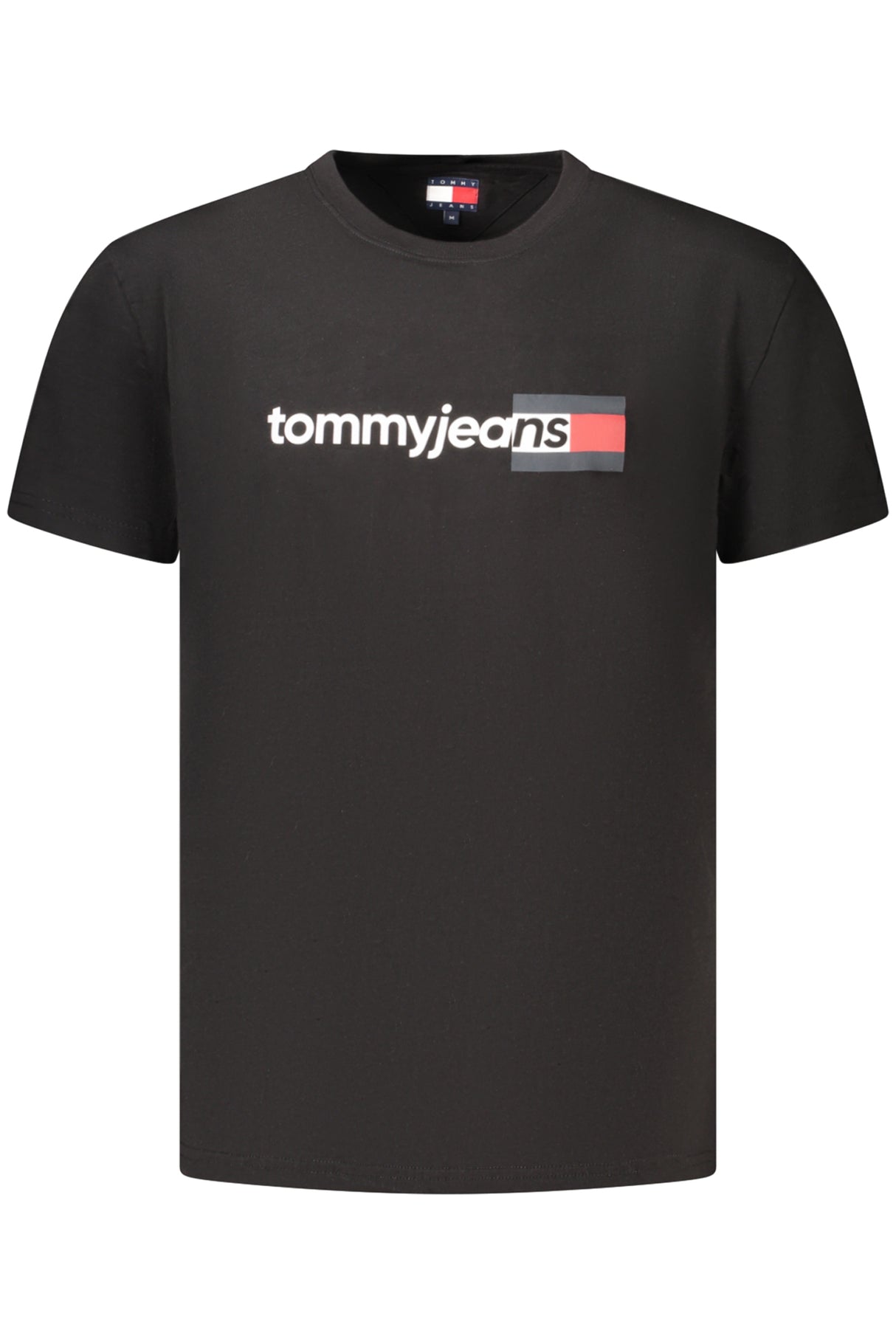 TOMMY HILFIGER MEN'S SHORT-SLEEVE T-SHIRT BLACK
