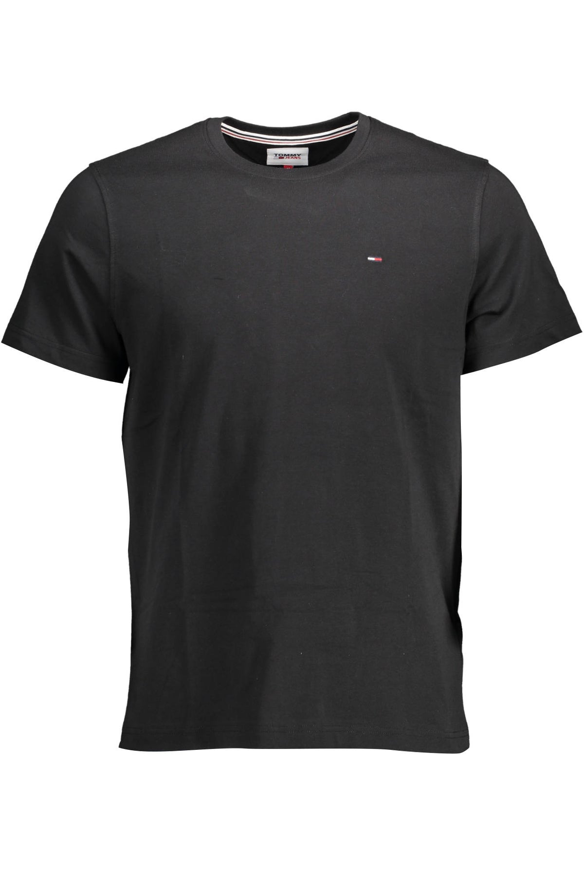 TOMMY HILFIGER SHORT SLEEVE T-SHIRT MEN BLACK