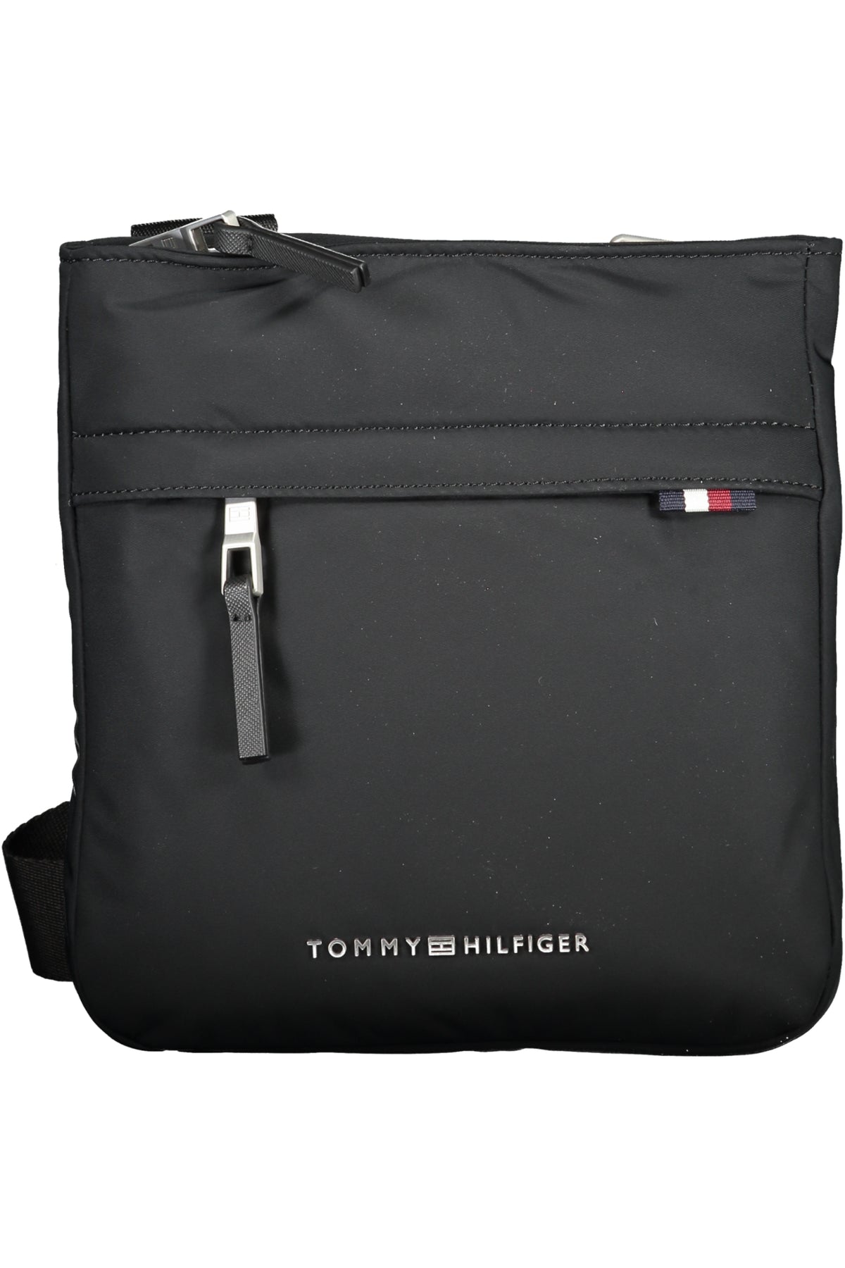 TOMMY HILFIGER MEN'S BLACK SHOULDER BAG