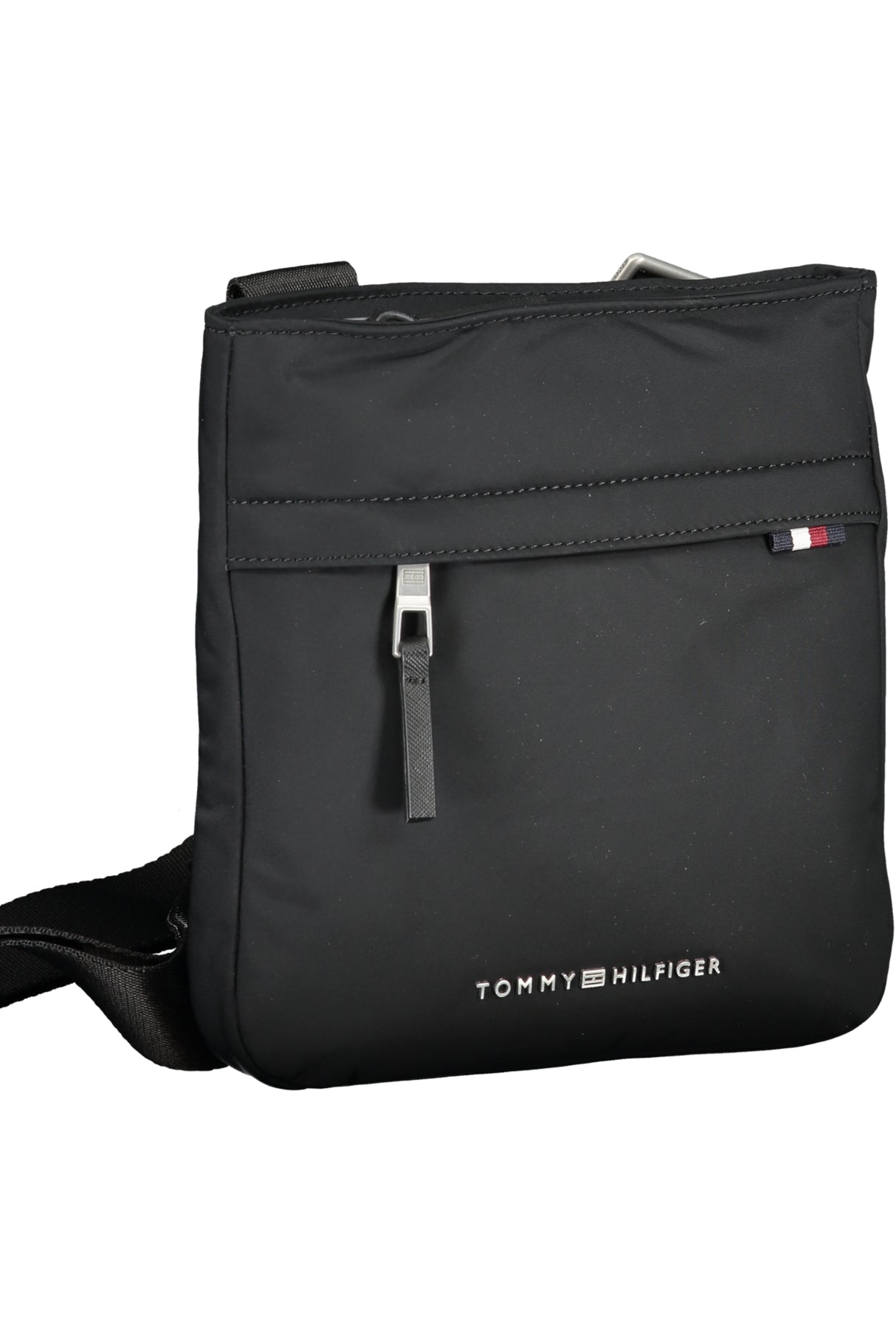 TOMMY HILFIGER MEN'S BLACK SHOULDER BAG
