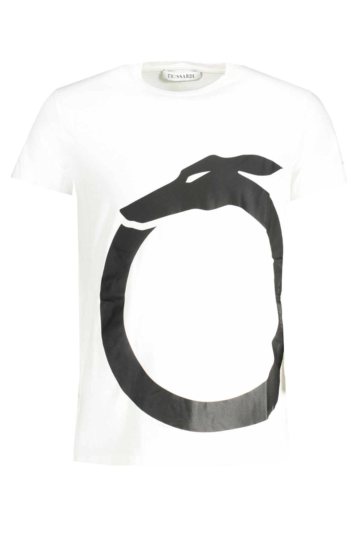 TRUSSARDI SHORT SLEEVED T-SHIRT MEN'S WHITE