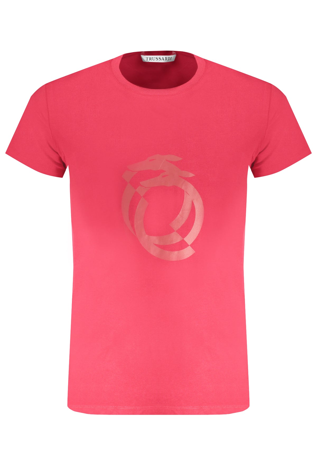 TRUSSARDI MEN'S SHORT SLEEVE T-SHIRT RED