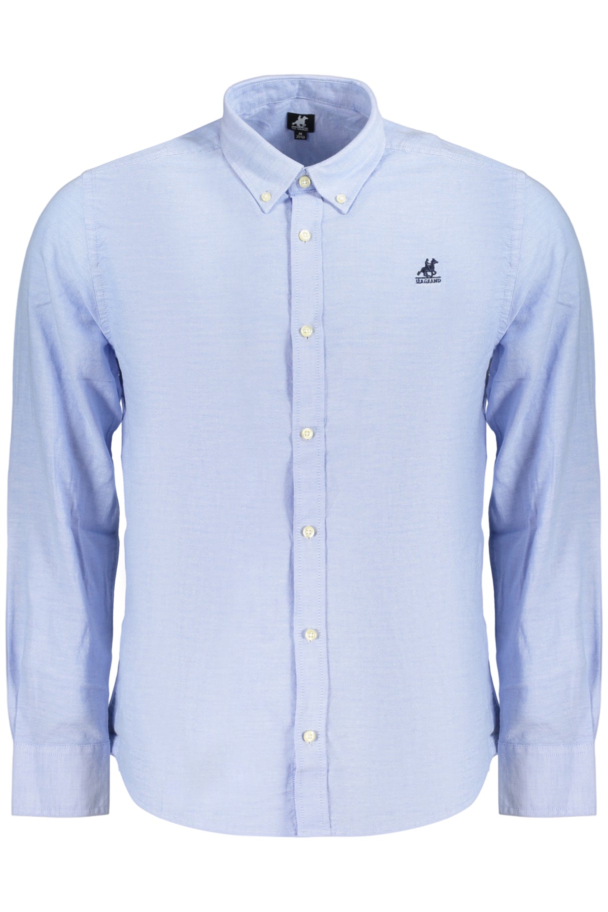 US GRAND MEN'S LONG-SLEEVED SHIRT, BLUE