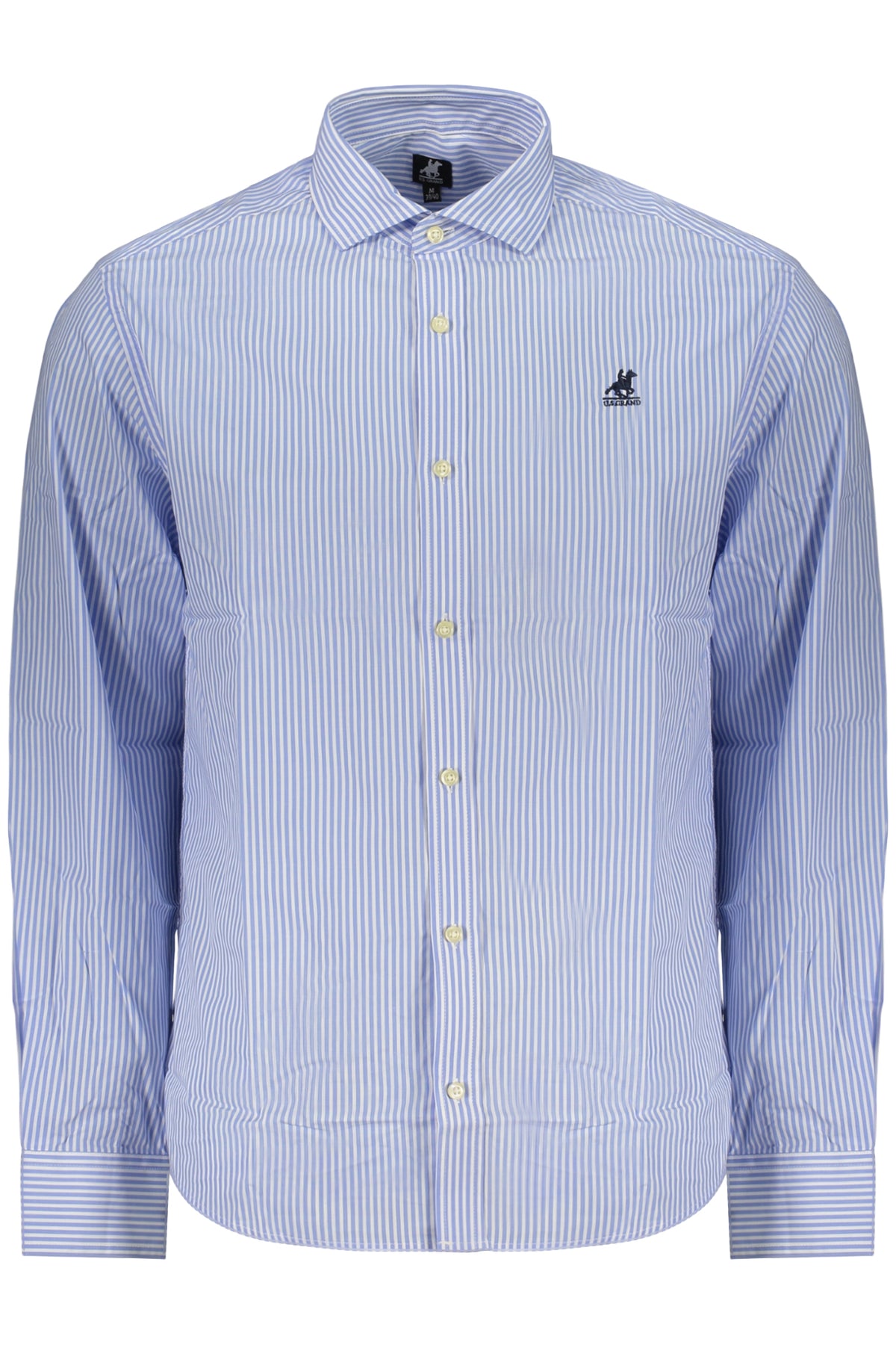 US GRAND MEN'S LONG-SLEEVED SHIRT, BLUE