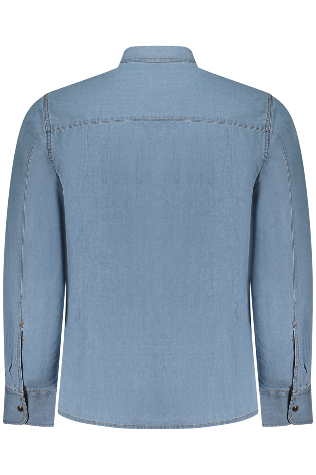 US GRAND MEN'S LONG-SLEEVED SHIRT, BLUE
