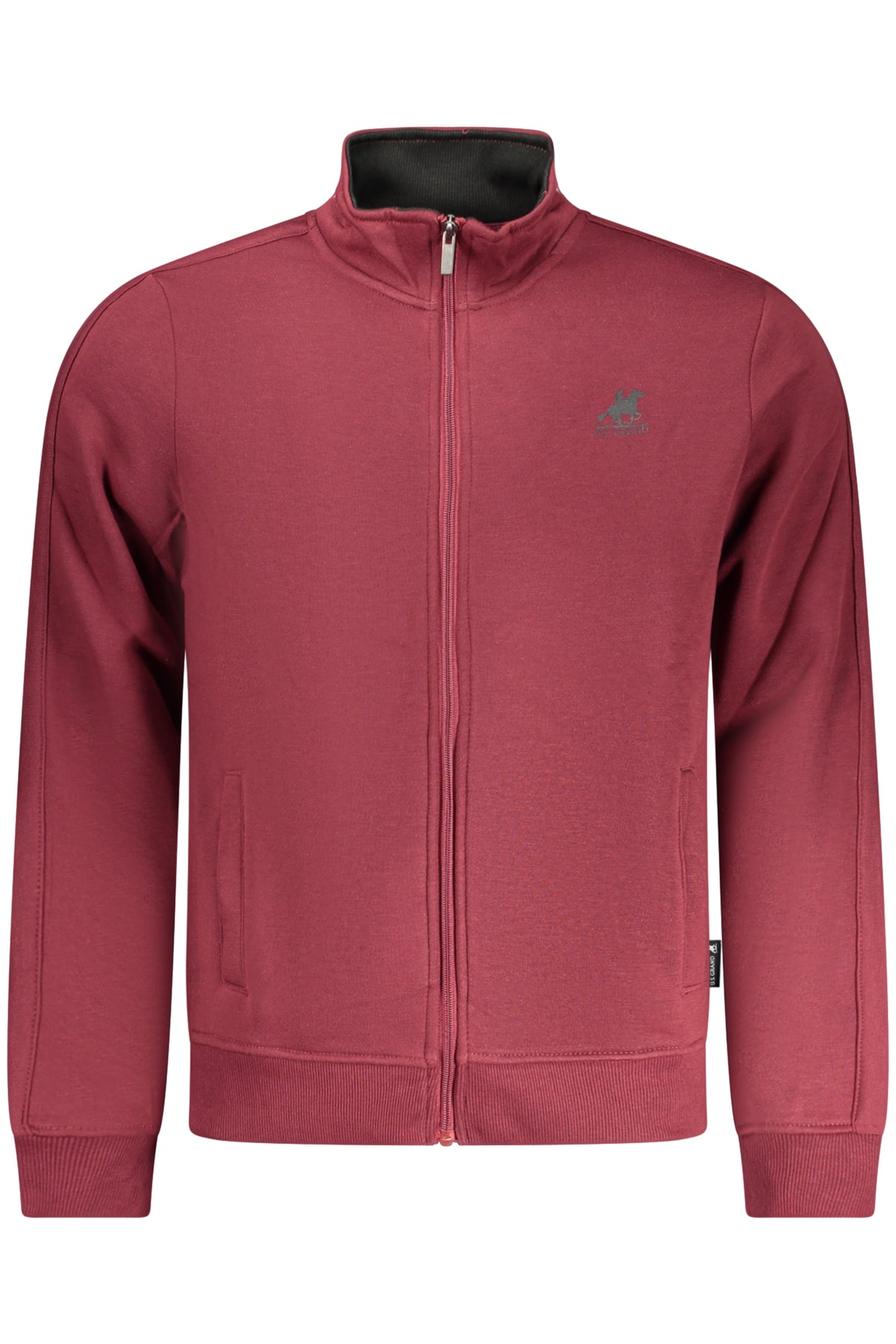 US GRAND RED MEN'S ZIP-UP SWEATSHIRT