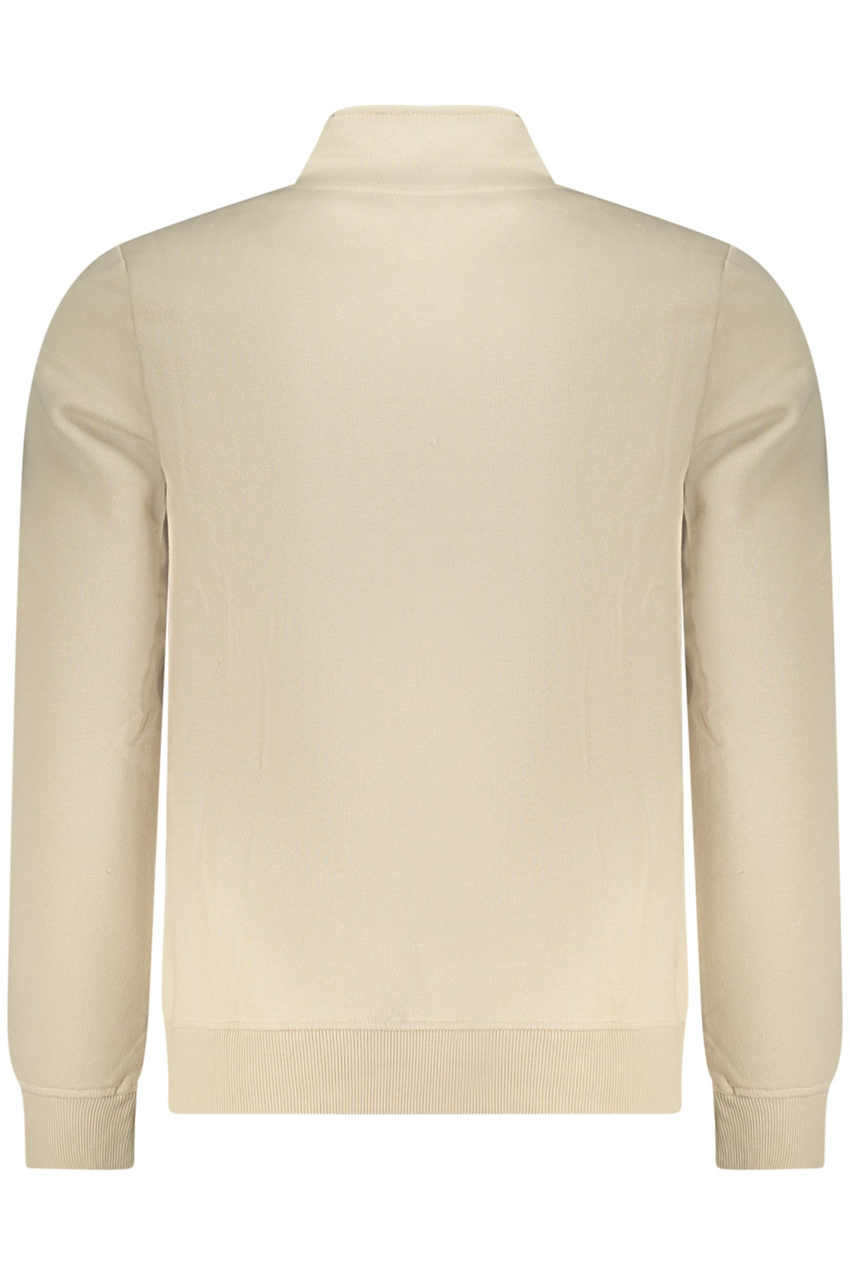 US GRAND MEN'S BEIGE ZIP-UP SWEATSHIRT
