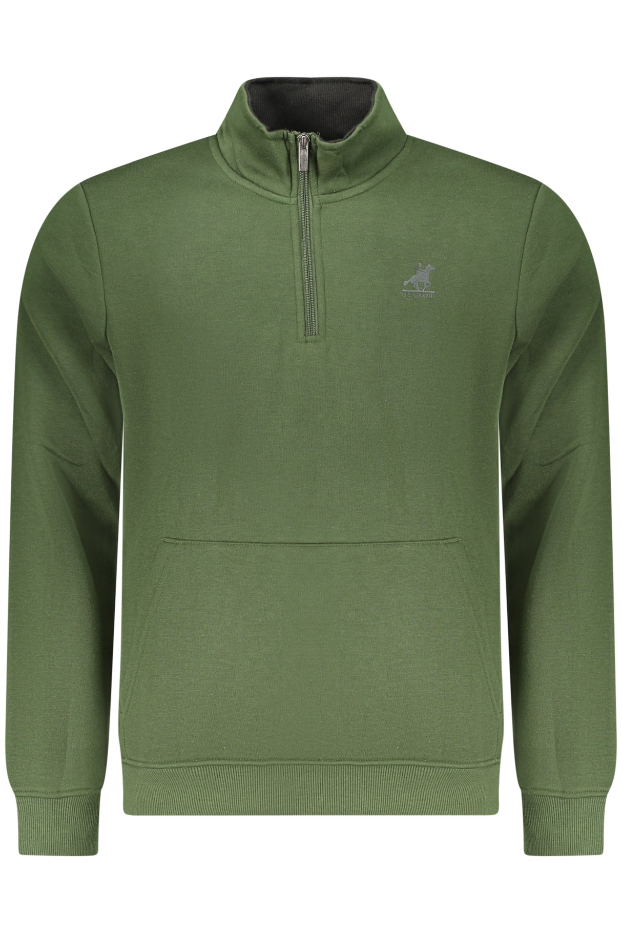 US GRAND MEN'S ZIP-UP SWEATSHIRT GREEN