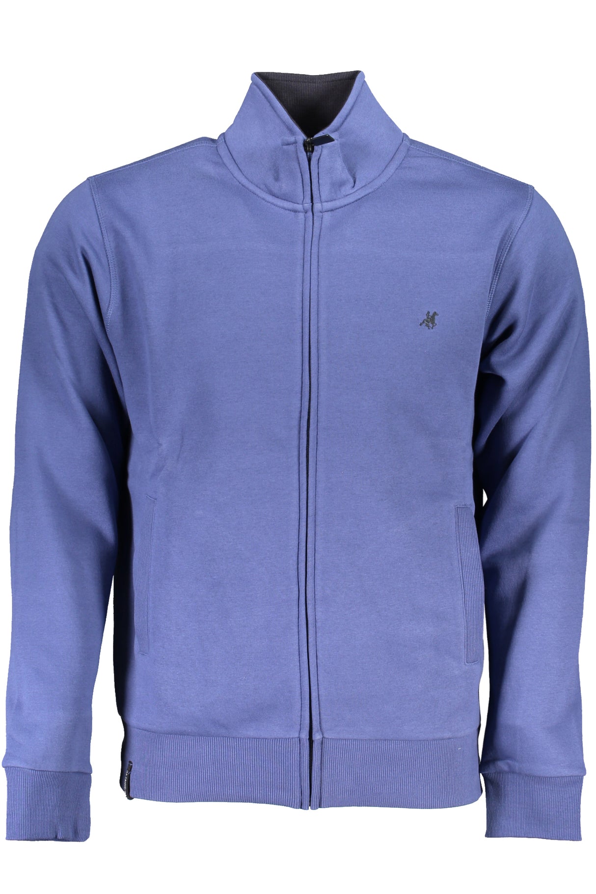US GRAND MEN'S BLUE ZIP-UP SWEATSHIRT