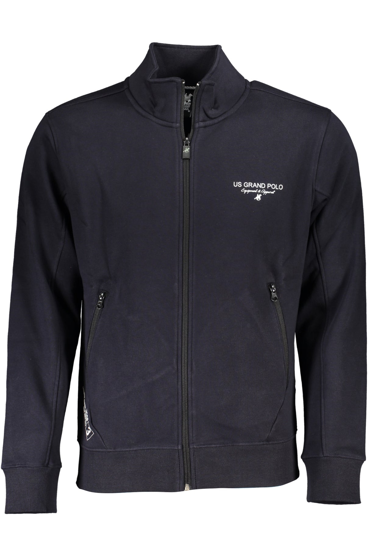 US GRAND MEN'S BLUE ZIP-UP SWEATSHIRT