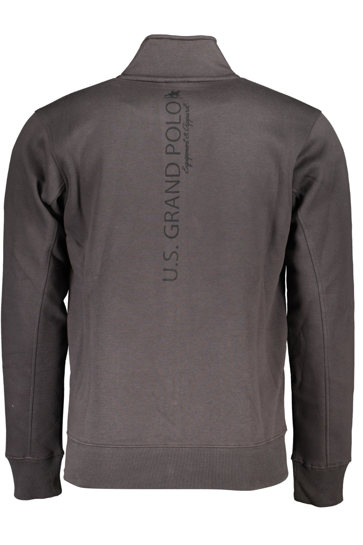 US GRAND MEN'S GRAY ZIP-UP SWEATSHIRT