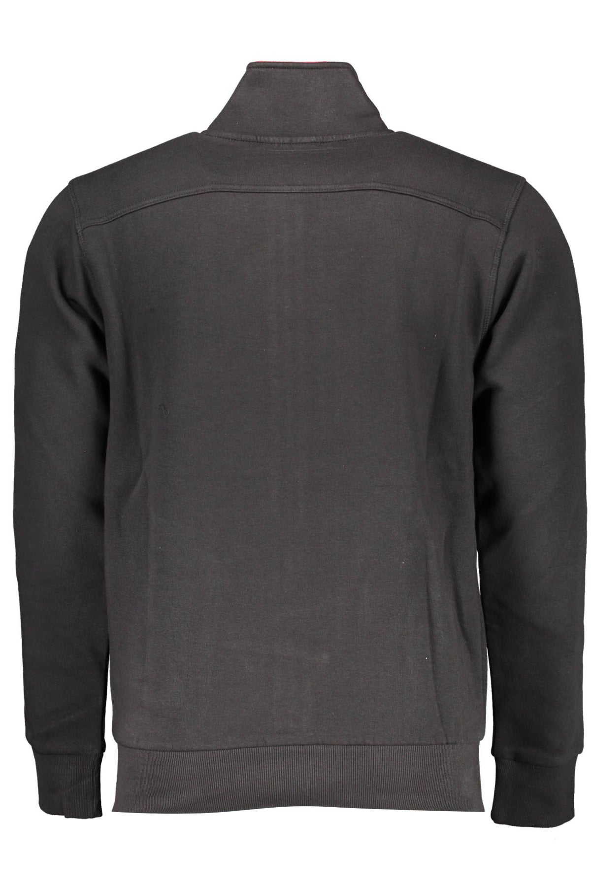 US GRAND MEN'S BLACK ZIP-UP SWEATSHIRT