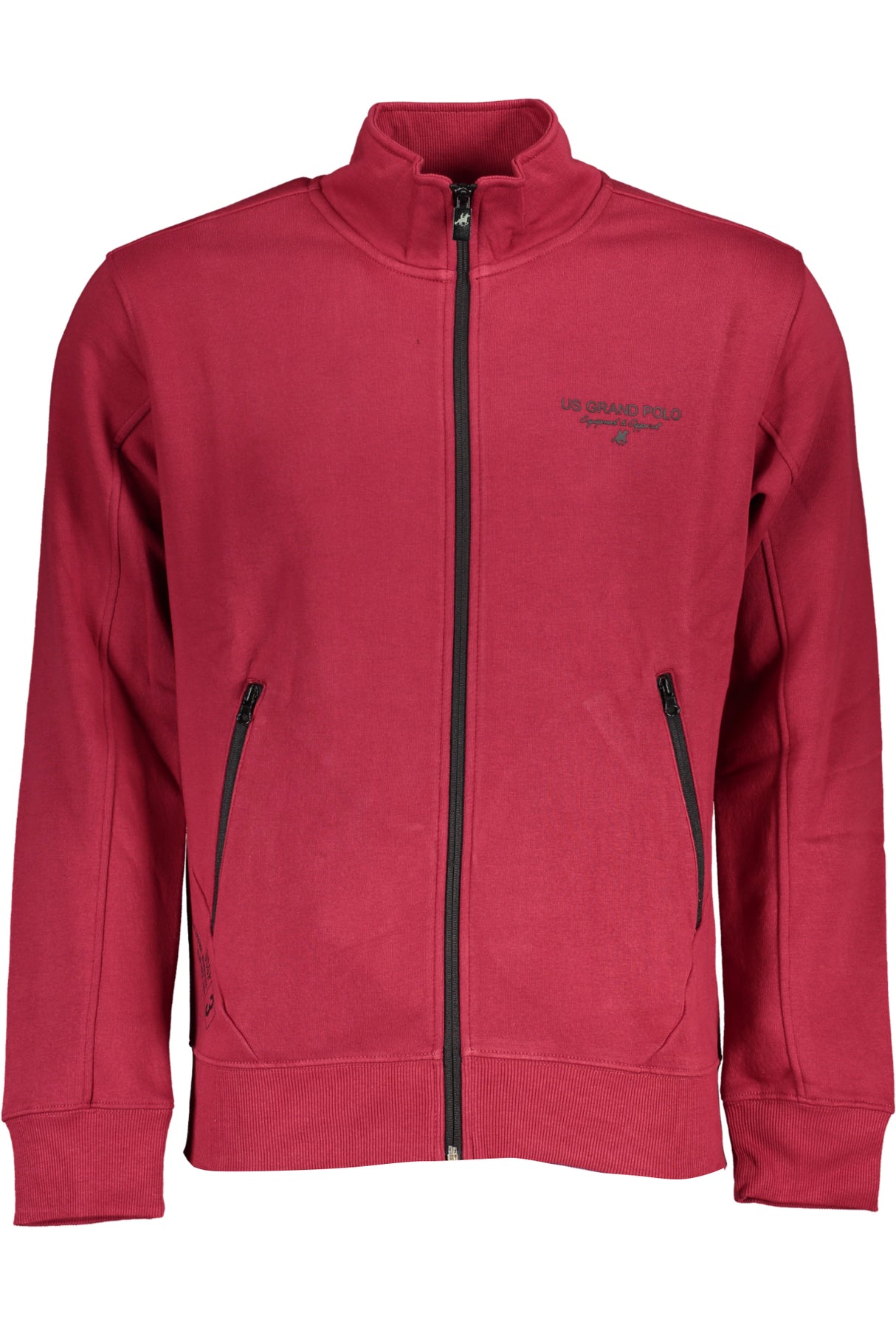 US GRAND RED MEN'S ZIP-UP SWEATSHIRT