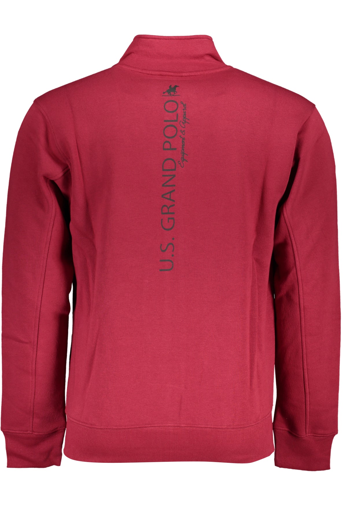 US GRAND RED MEN'S ZIP-UP SWEATSHIRT
