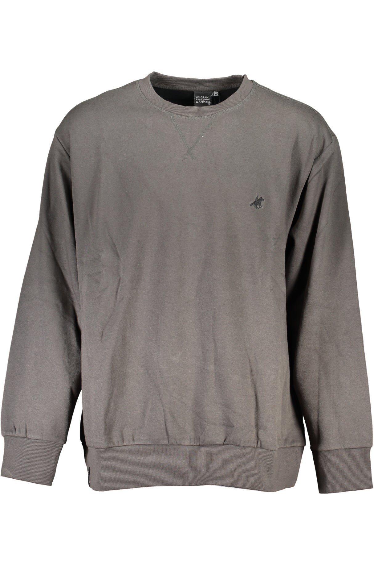 US GRAND MEN'S GRAY ZIP-UP SWEATSHIRT