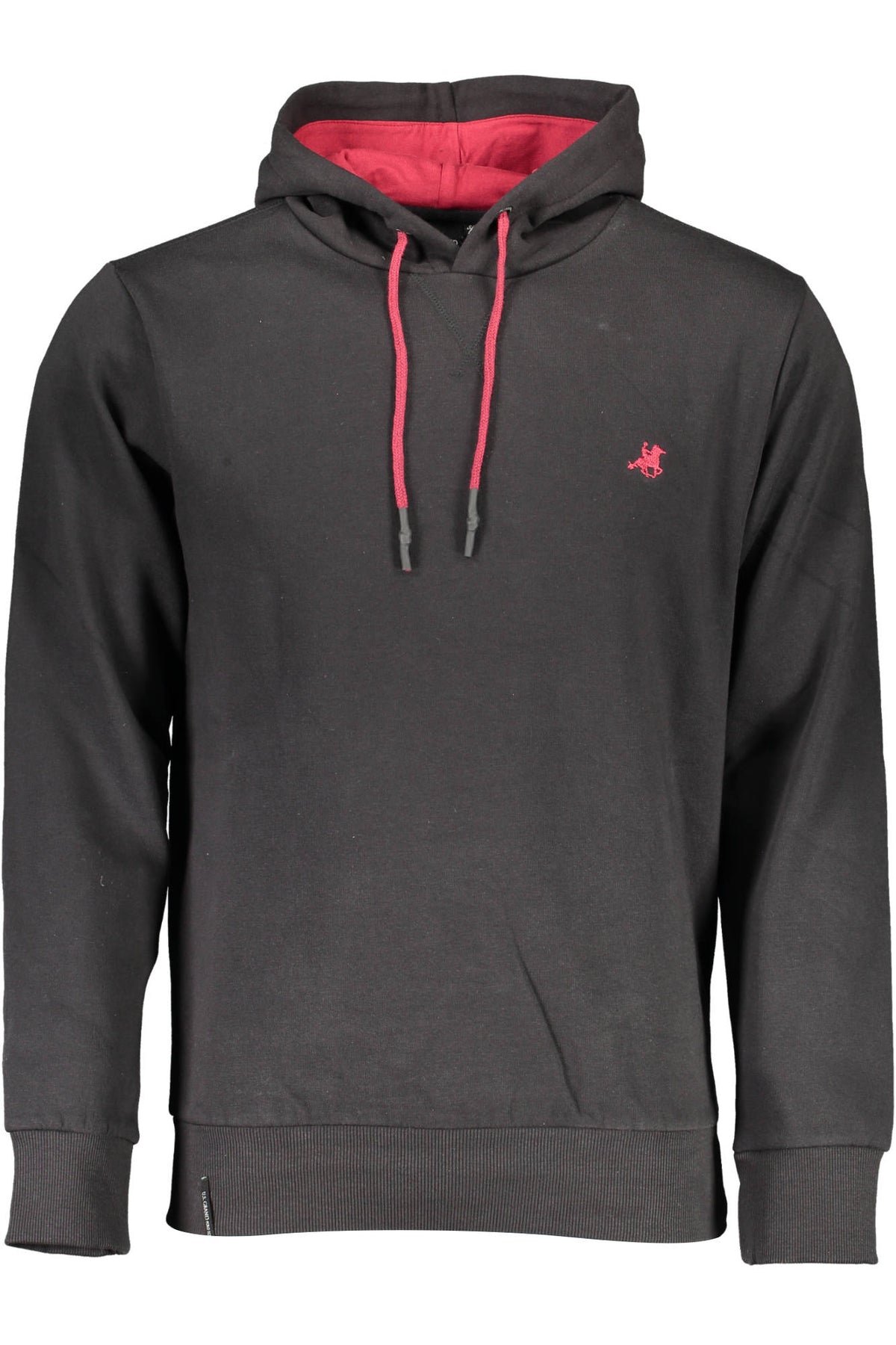 US GRAND MEN'S BLACK ZIP-UP SWEATSHIRT