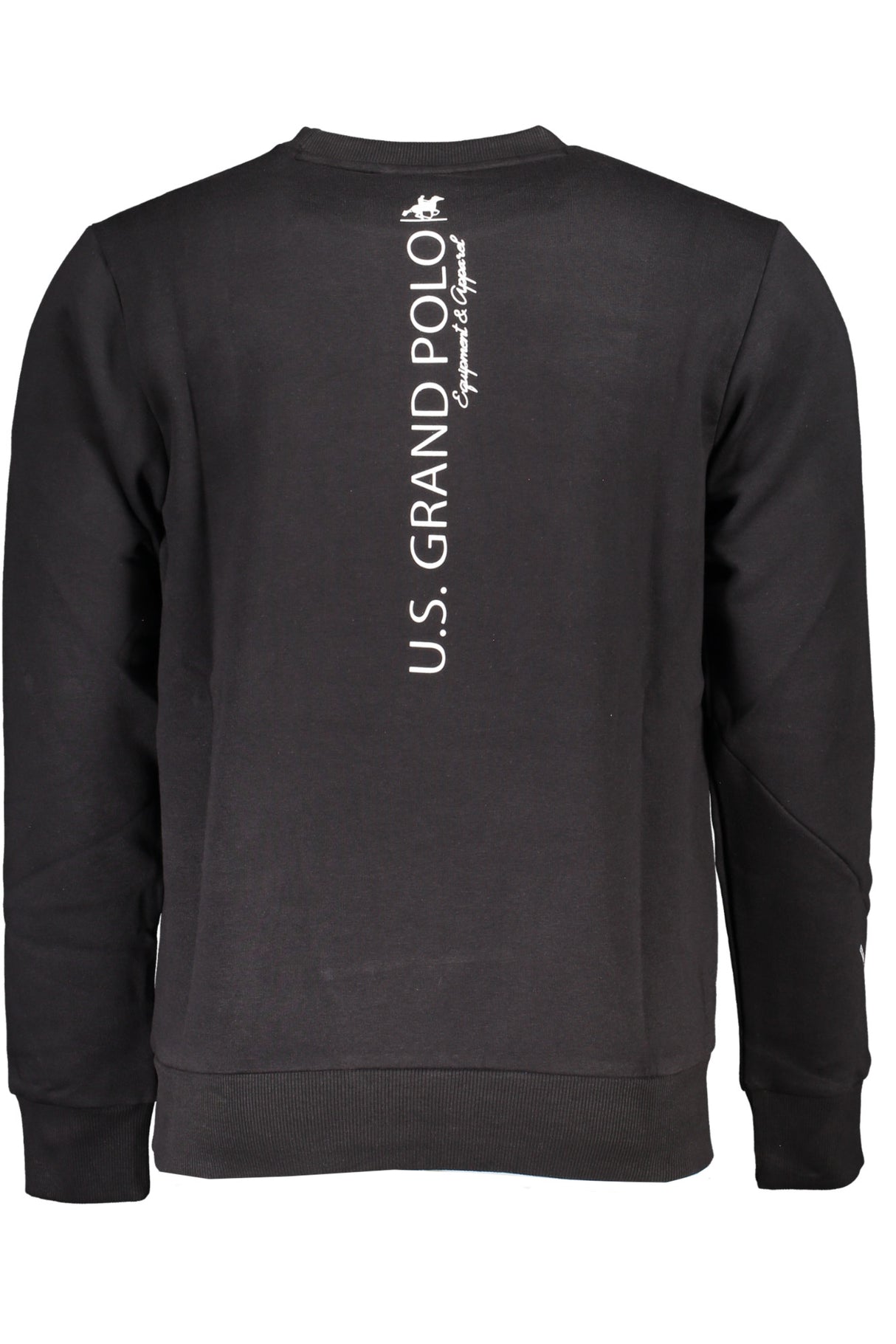 US GRAND MEN'S BLACK ZIP-UP SWEATSHIRT