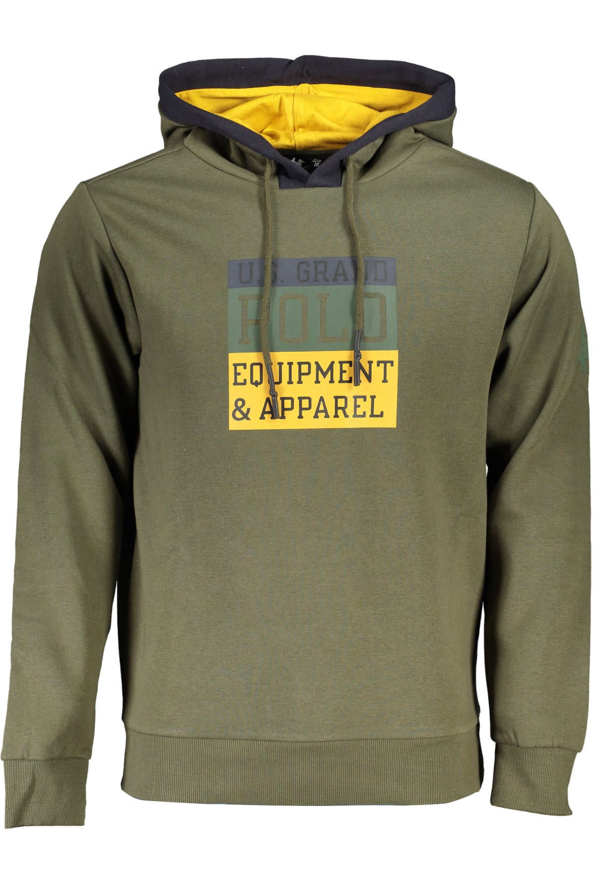 US GRAND MEN'S ZIP-UP SWEATSHIRT GREEN