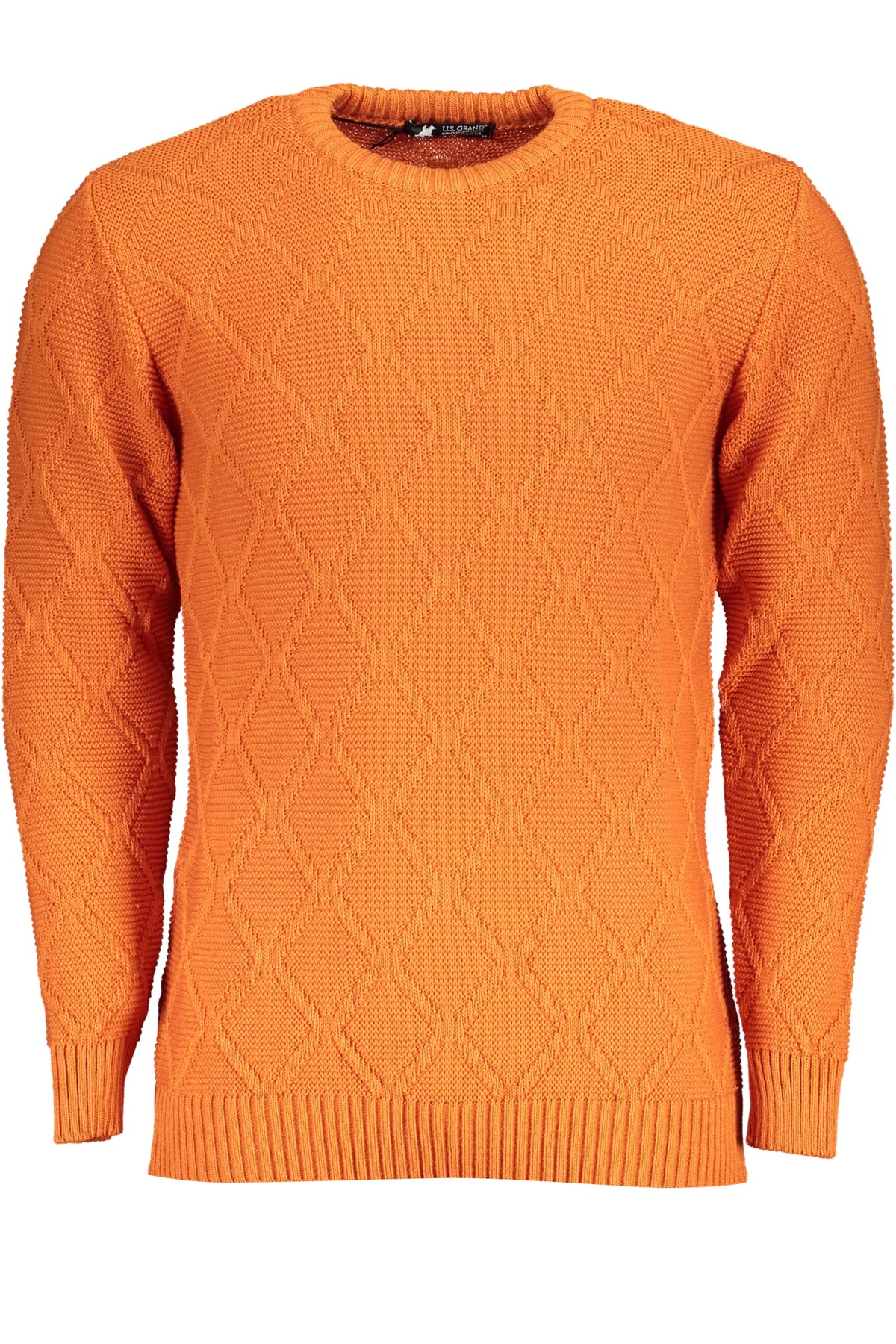 US GRAND MEN'S ORANGE SWEATER
