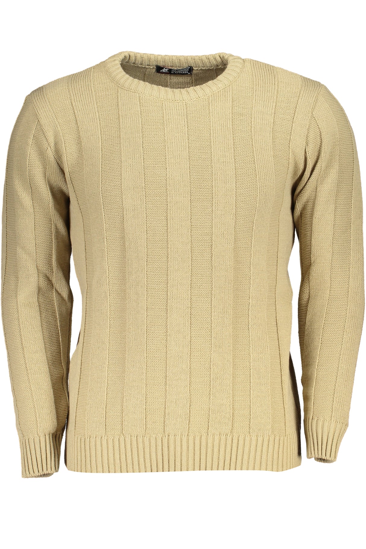 US GRAND MEN'S BEIGE SWEATER