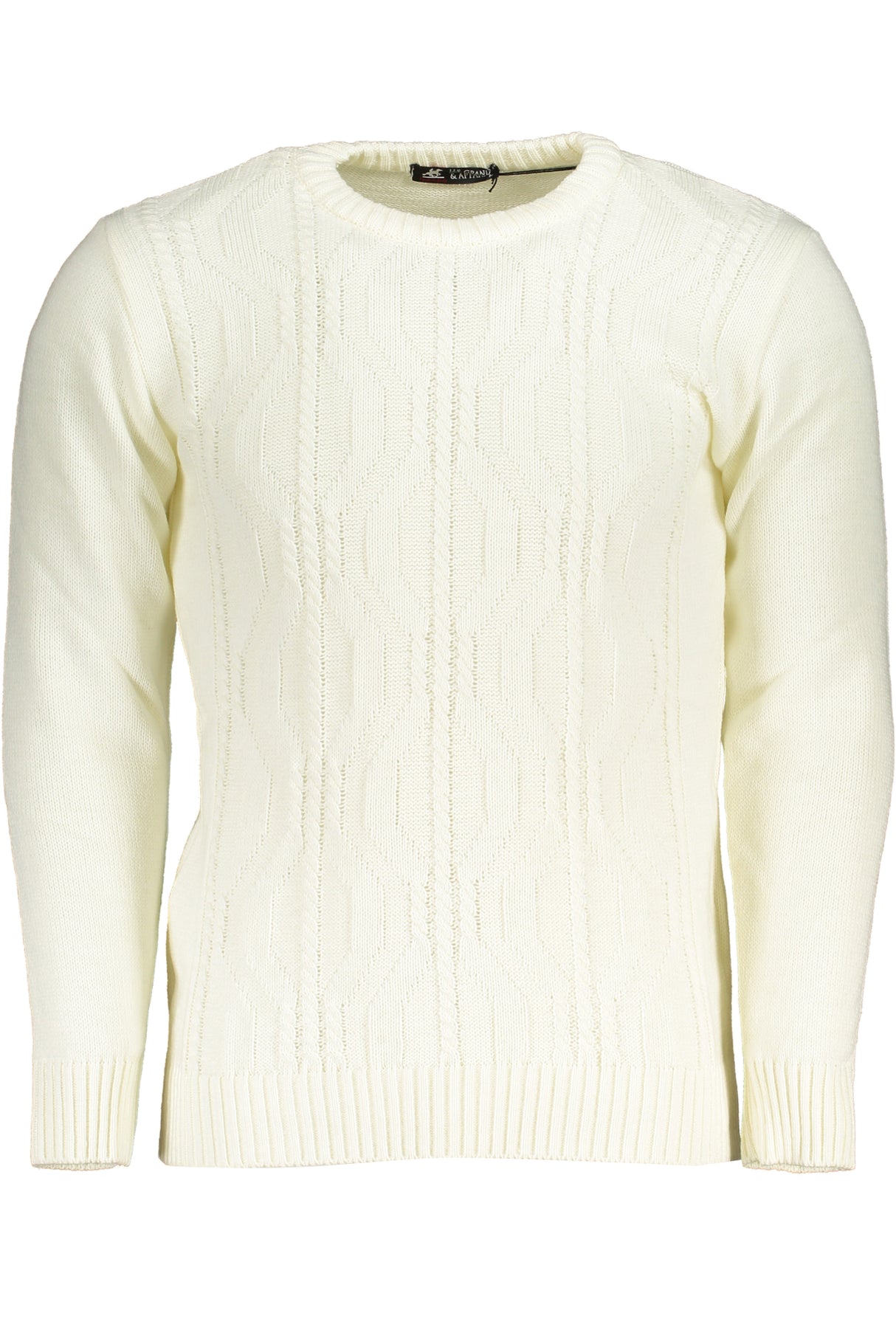US GRAND MEN'S WHITE SWEATER