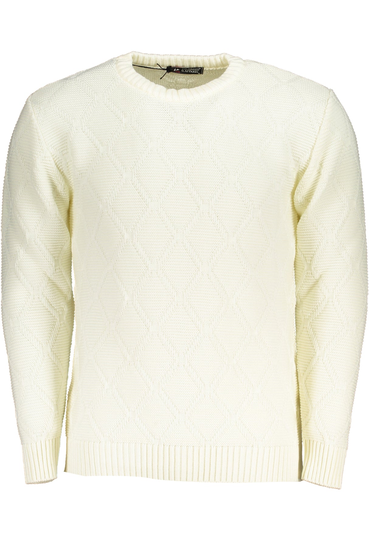 US GRAND MEN'S WHITE SWEATER