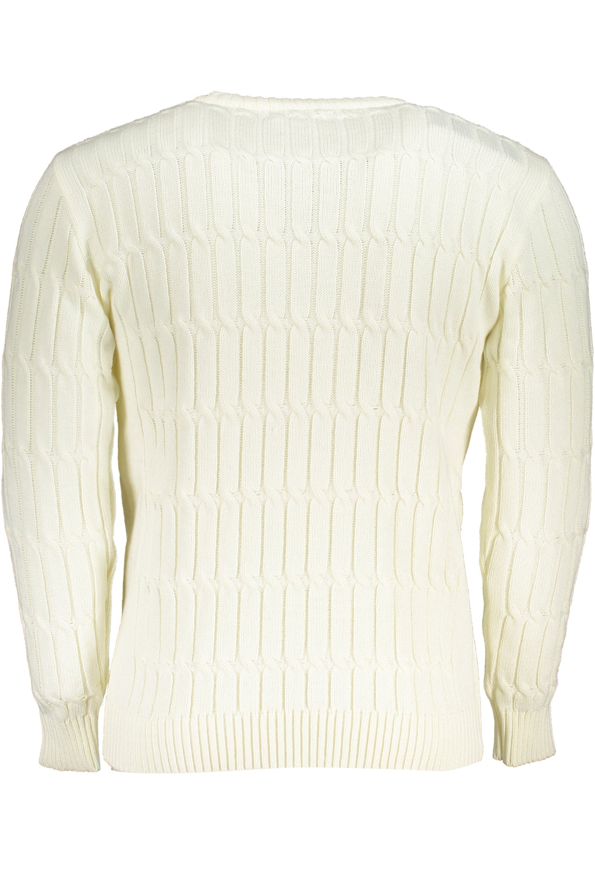 US GRAND MEN'S WHITE SWEATER
