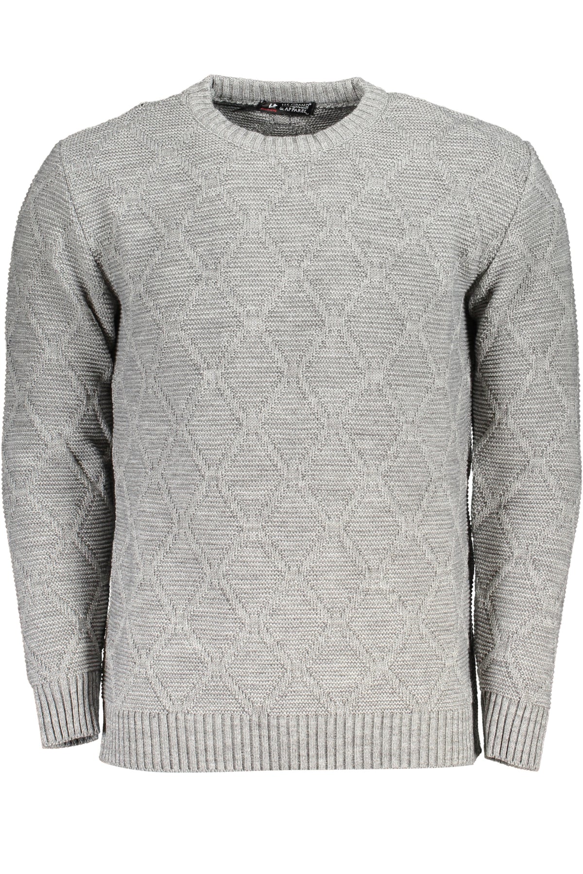 US GRAND MEN'S GREY SWEATER
