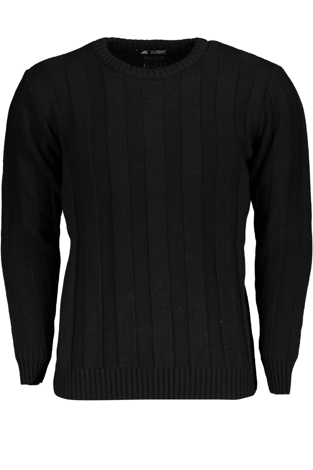 US GRAND MEN'S BLACK SWEATER