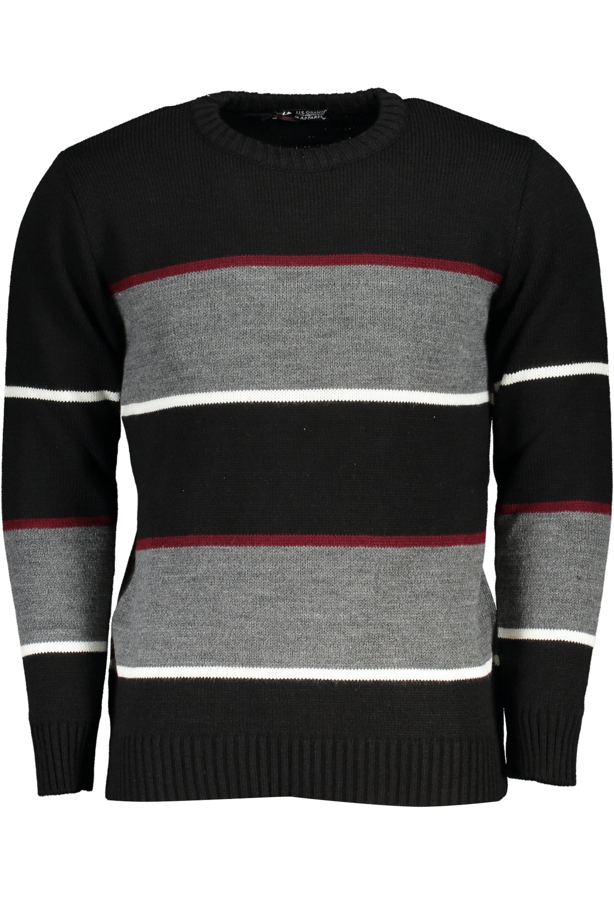 US GRAND MEN'S BLACK SWEATER