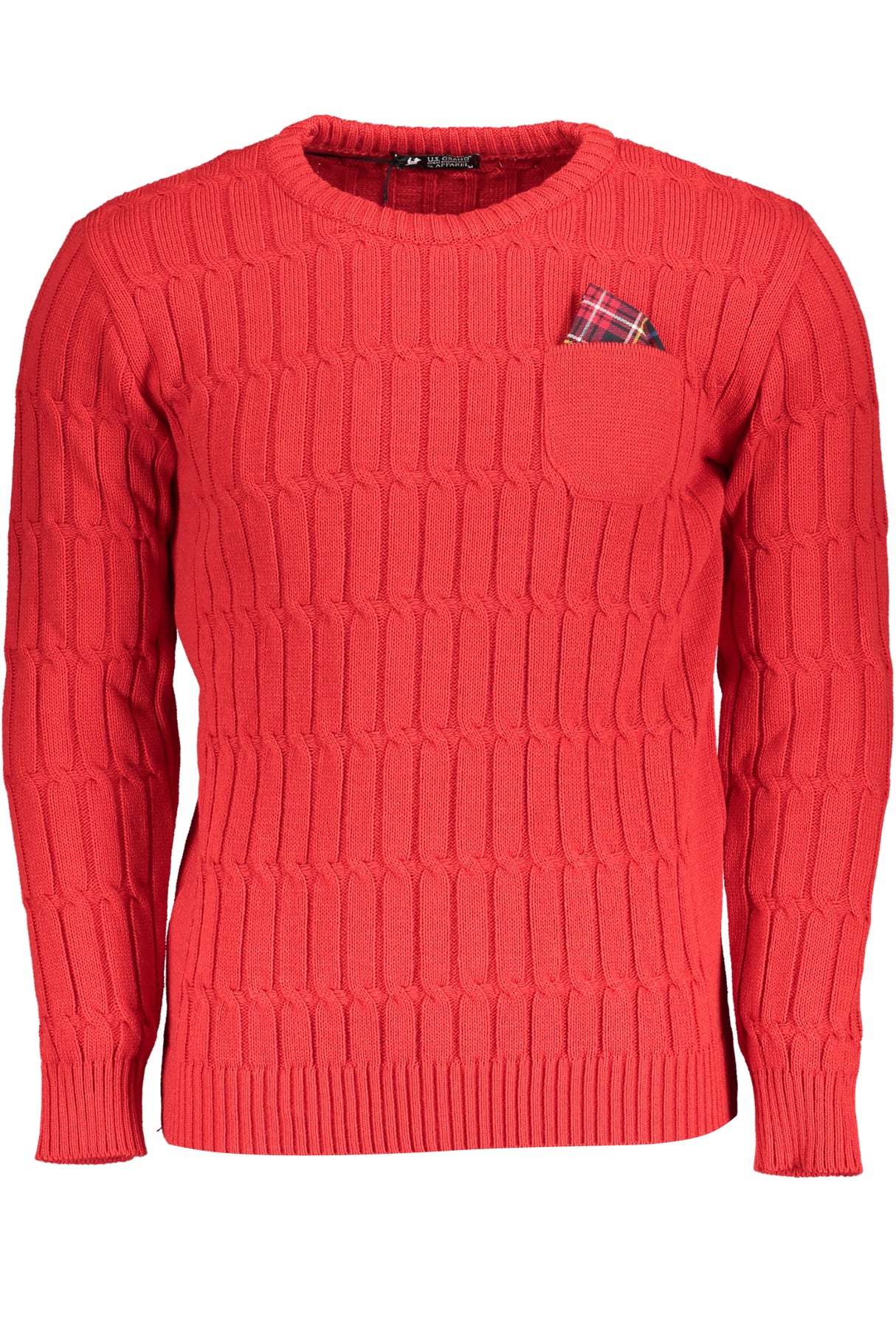 US GRAND MEN'S RED SWEATER