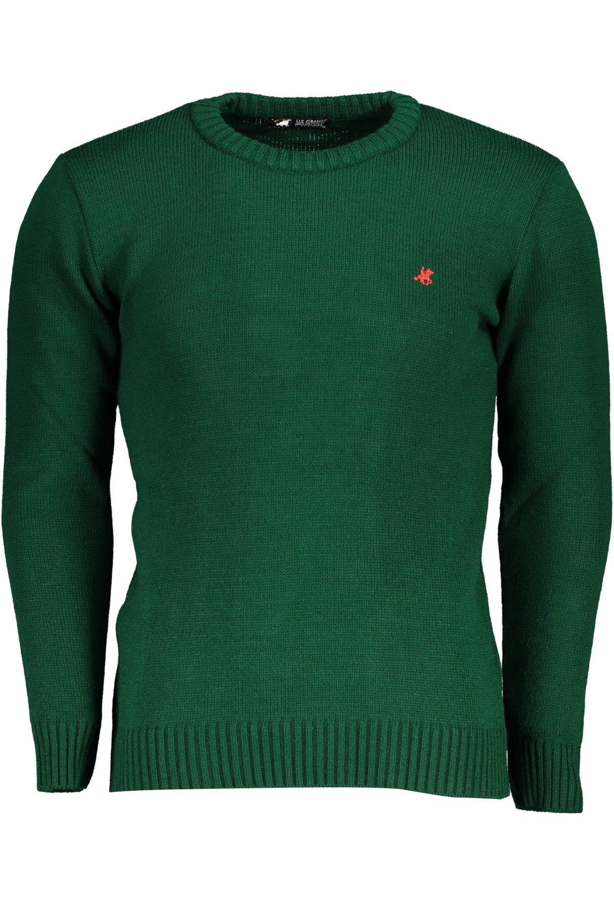 US GRAND MEN'S GREEN SWEATER