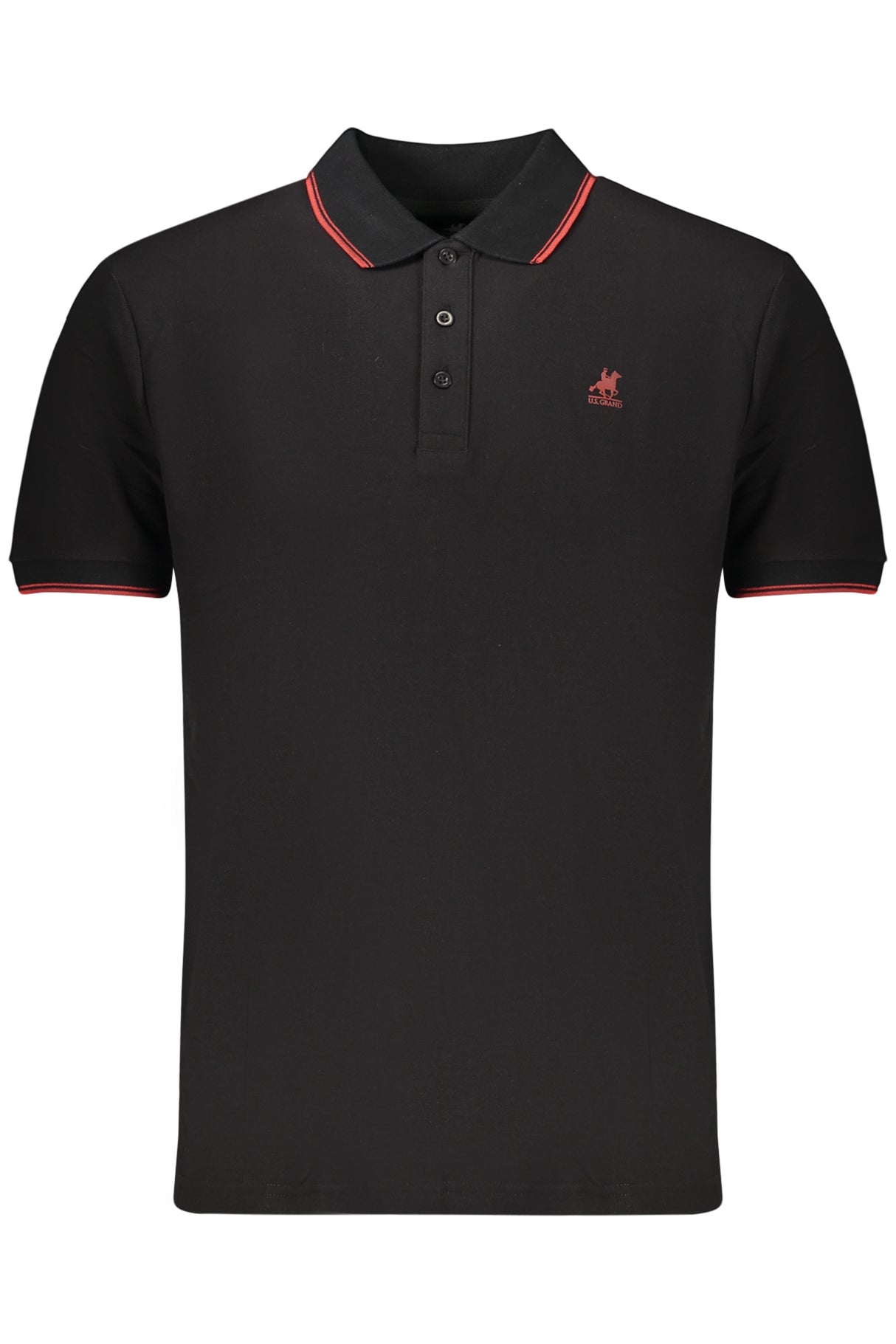 US GRAND POLO SHORT SLEEVE MEN'S BLACK