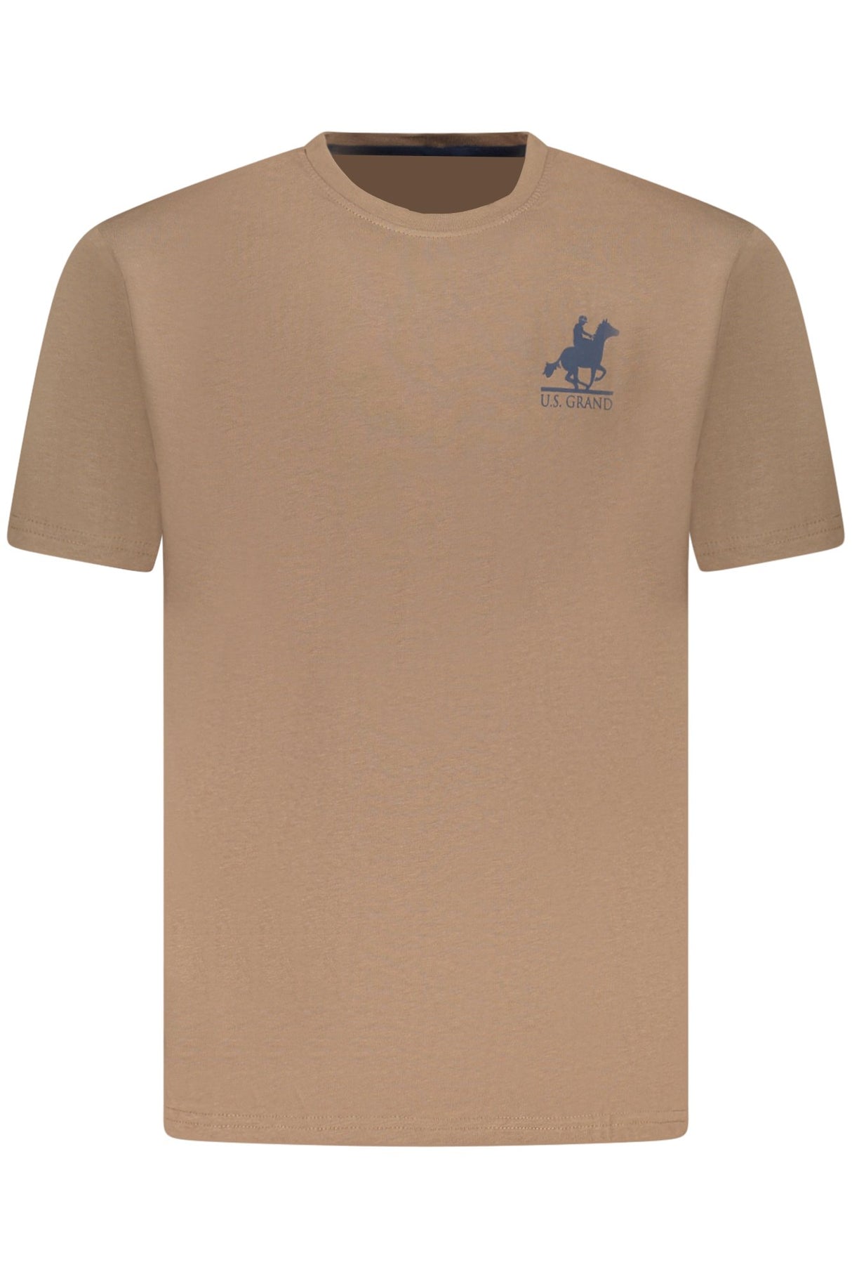 US GRAND MEN'S SHORT-SLEEVE T-SHIRT BROWN