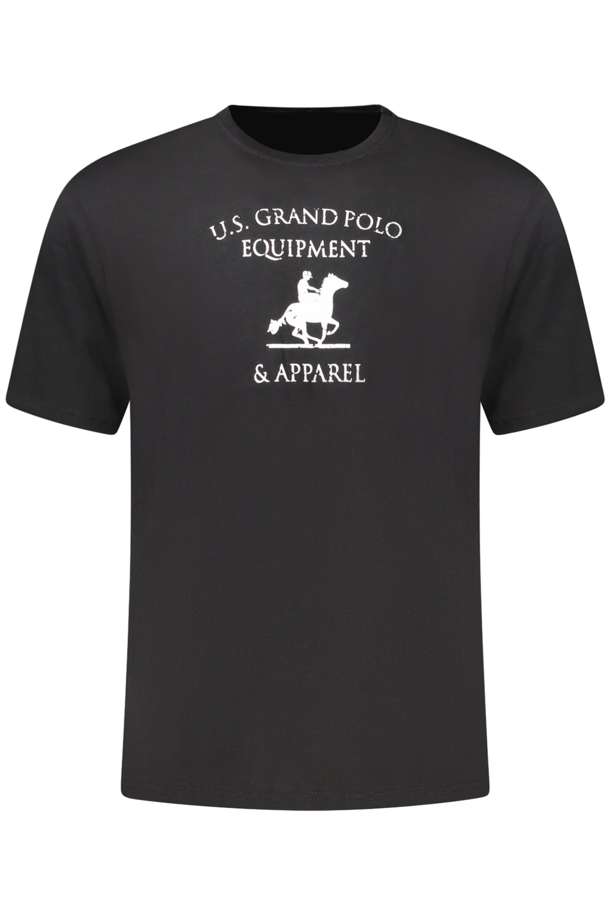 US GRAND MEN'S BLACK SHORT-SLEEVE T-SHIRT